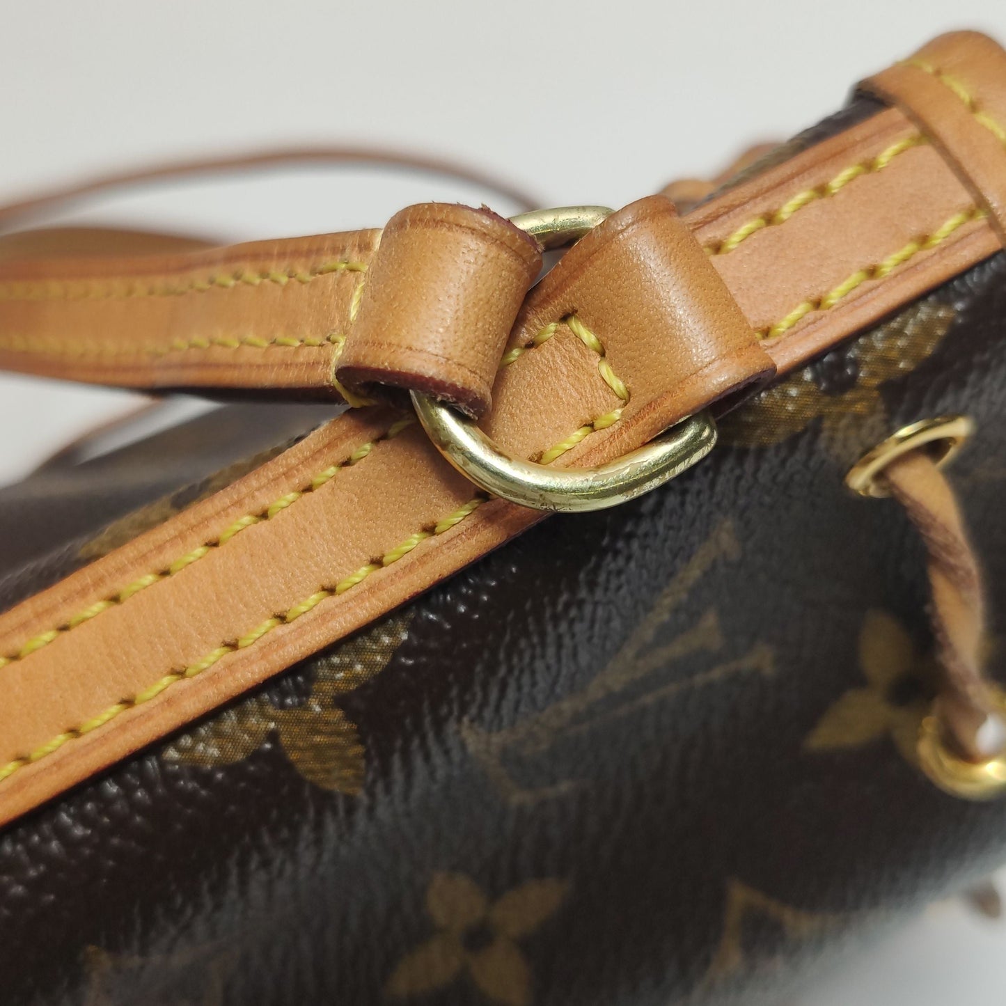 Preloved GLM-NOE Nano Monogram Drawstring Crossbody Bag 250502781175647