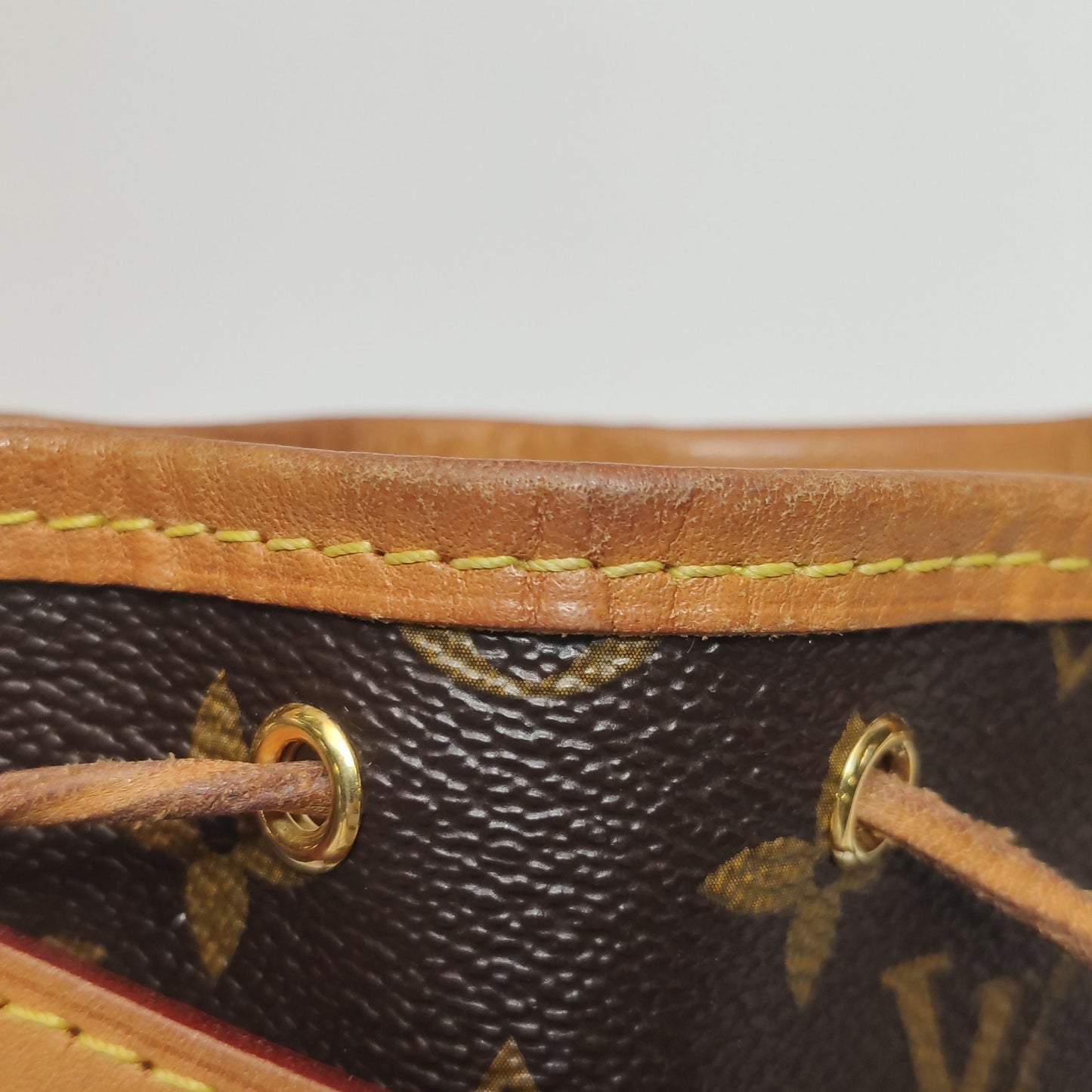 Preloved GLM-NOE Nano Monogram Drawstring Crossbody Bag 250502781175647