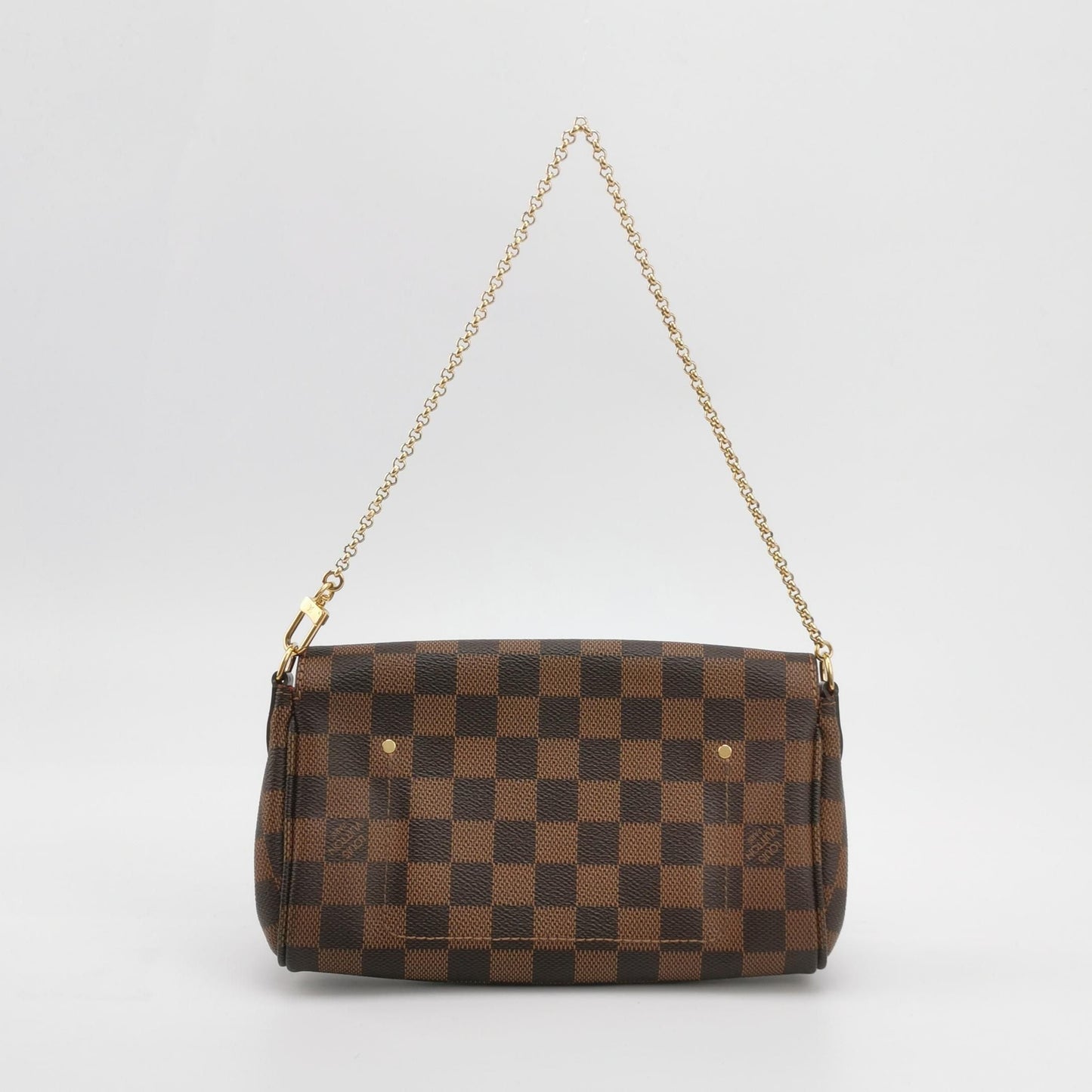 Preloved GLM-Favorite Small Checkerboard Logo Crossbody Bag 250506781179877