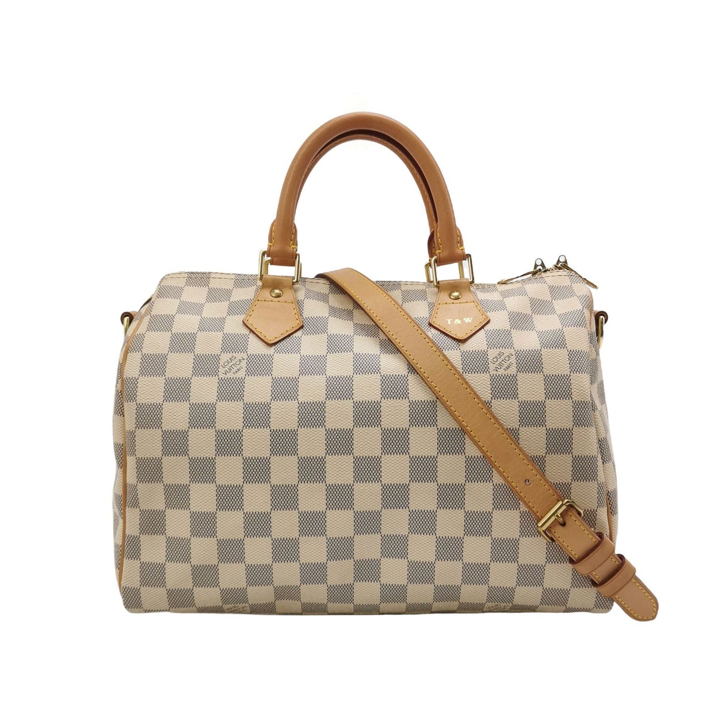 Preloved GLM-Speedy 30 Damier Canvas Boston Bag Shoulder Bag Crossbody Bag 250427781167485