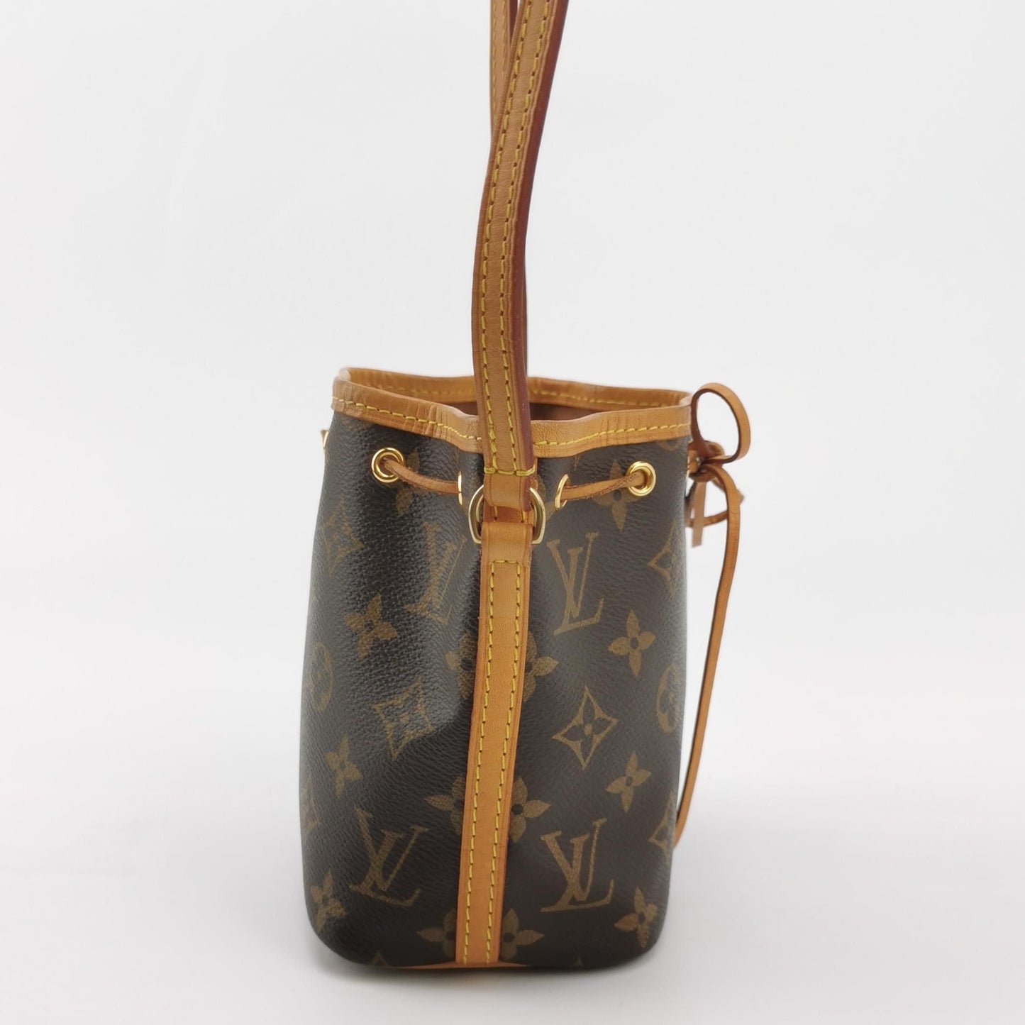 Preloved GLM-NOE Nano Monogram Drawstring Crossbody Bag 250429781171571