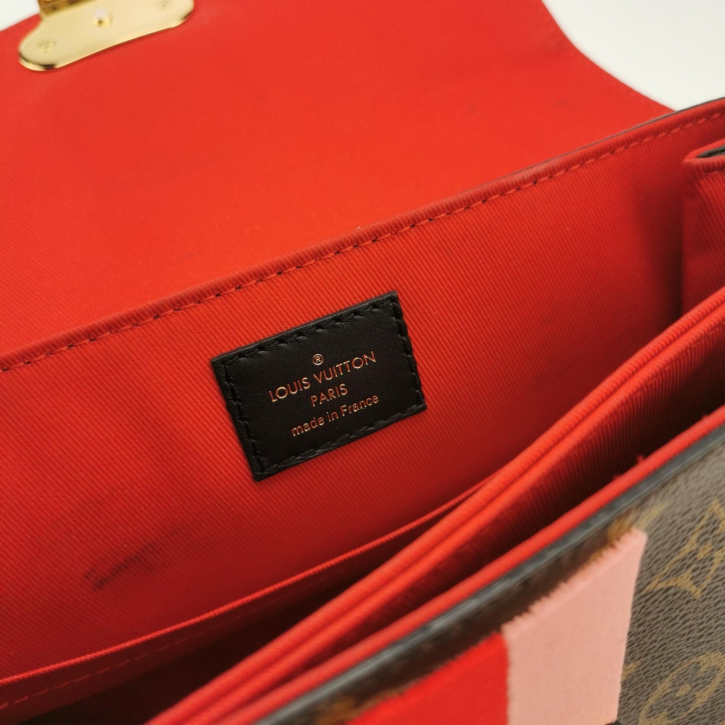 Preloved GLM-GeorgesBB Leather Monogram Print Crossbody Bag 250429781171523