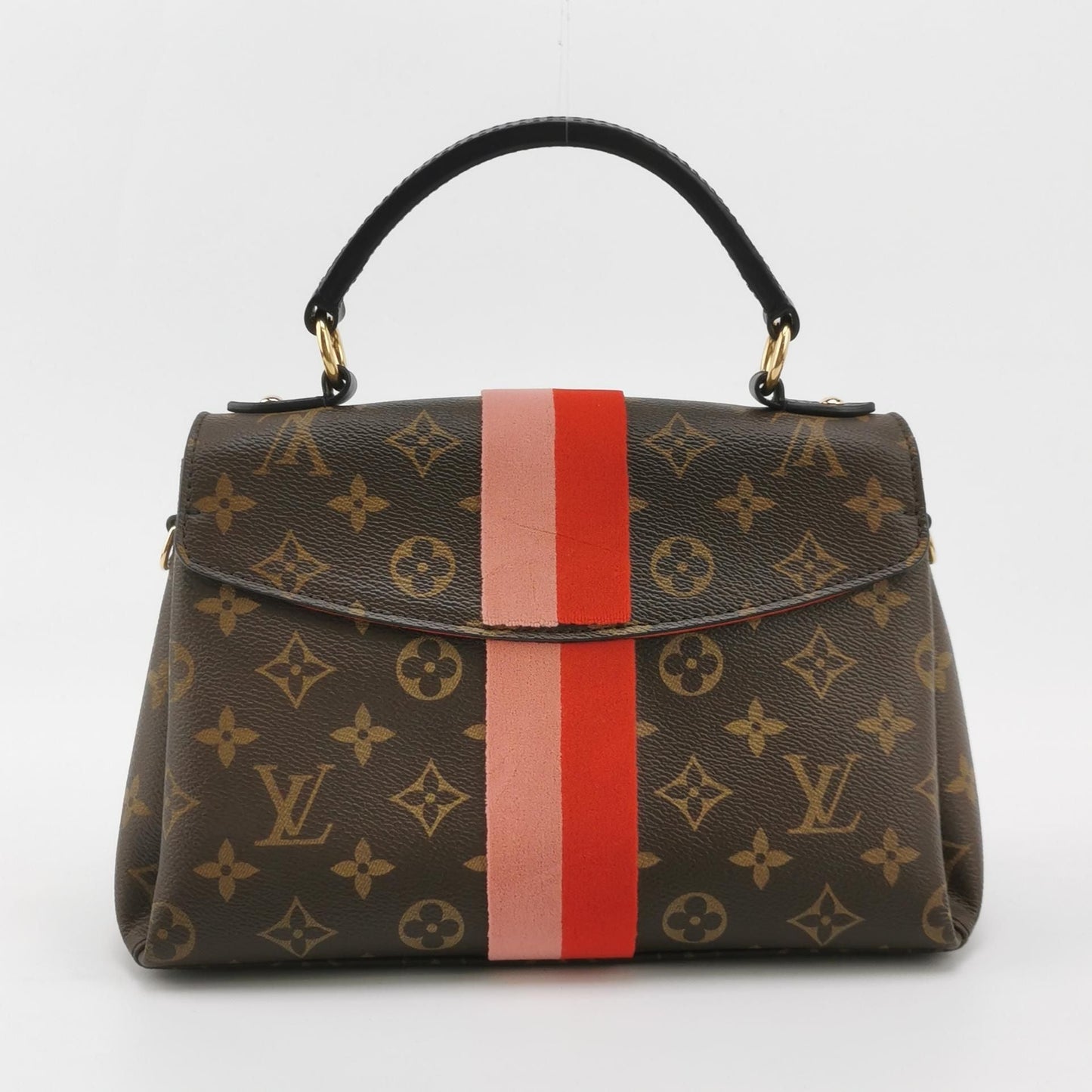 Preloved GLM-GeorgesBB Leather Monogram Print Crossbody Bag 250429781171523