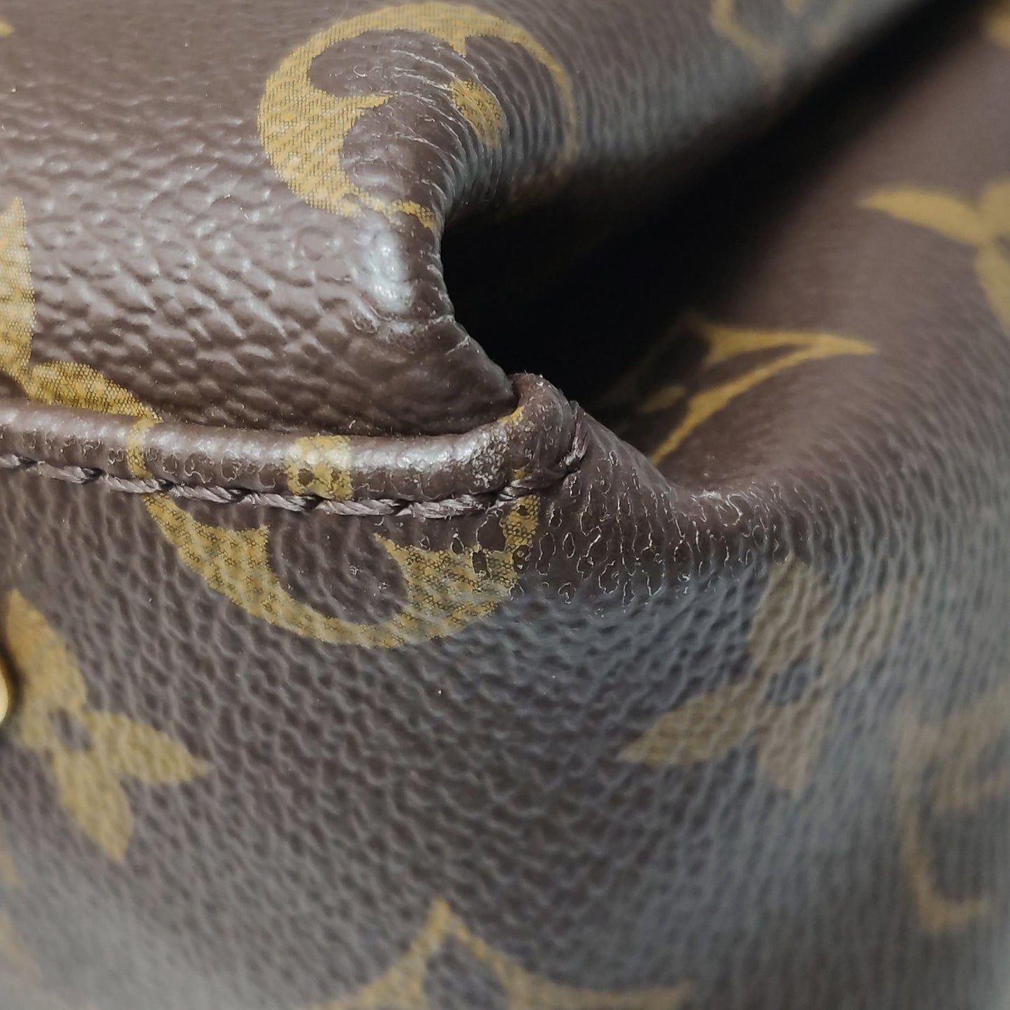 Preloved GLM-GeorgesBB Leather Monogram Print Crossbody Bag 250429781171523