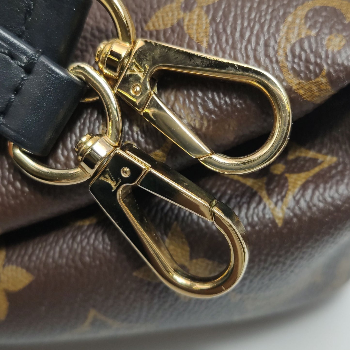 Preloved GLM-GeorgesBB Leather Monogram Print Crossbody Bag 250429781171523