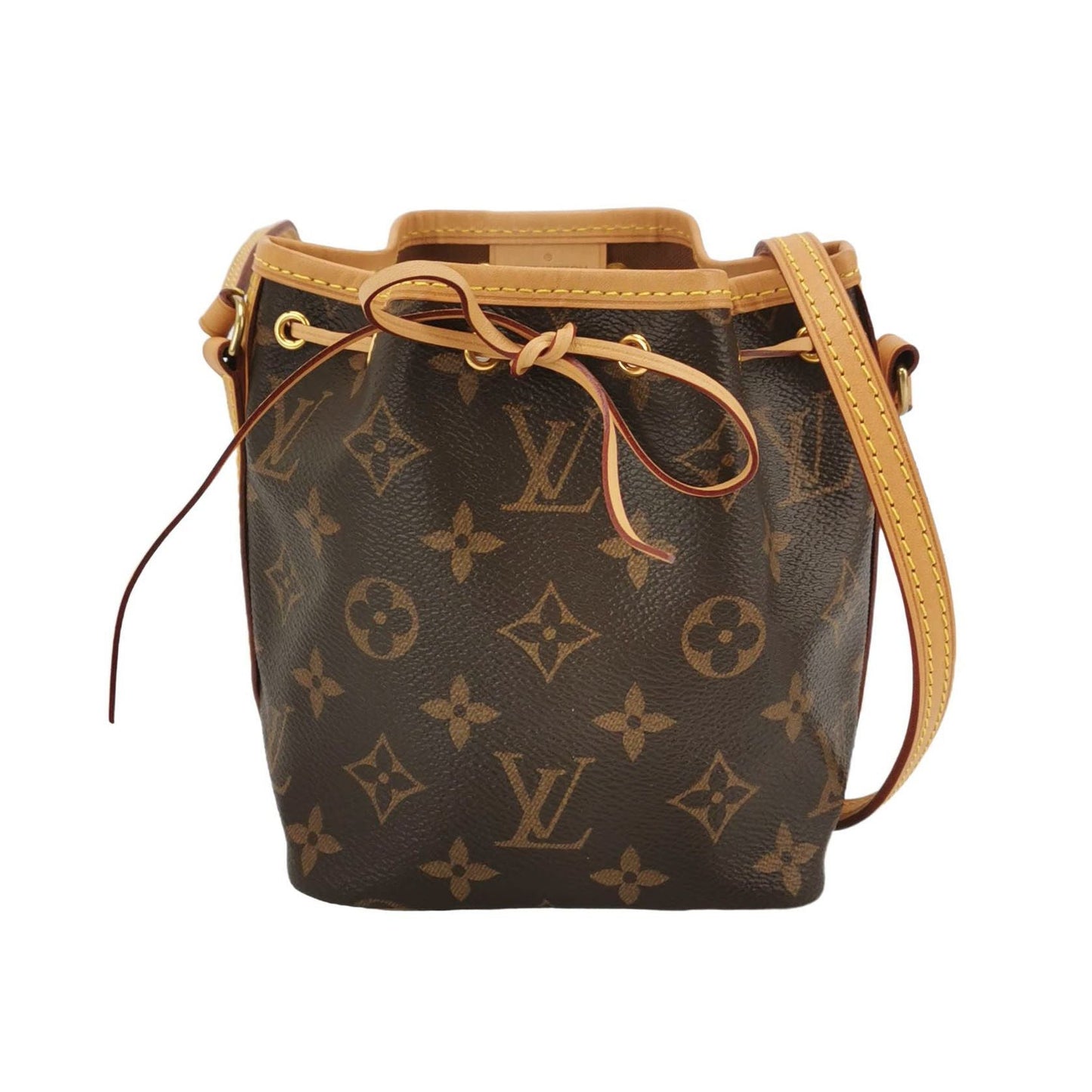 Preloved GLM-NOE Nano Monogram Drawstring Crossbody Bag 250421781158379