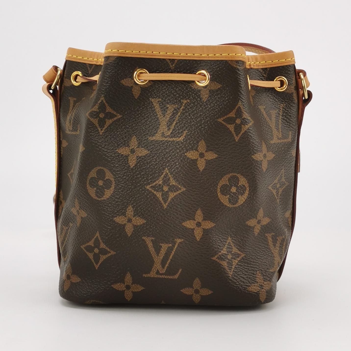 Preloved GLM-NOE Nano Monogram Drawstring Crossbody Bag 250421781158379