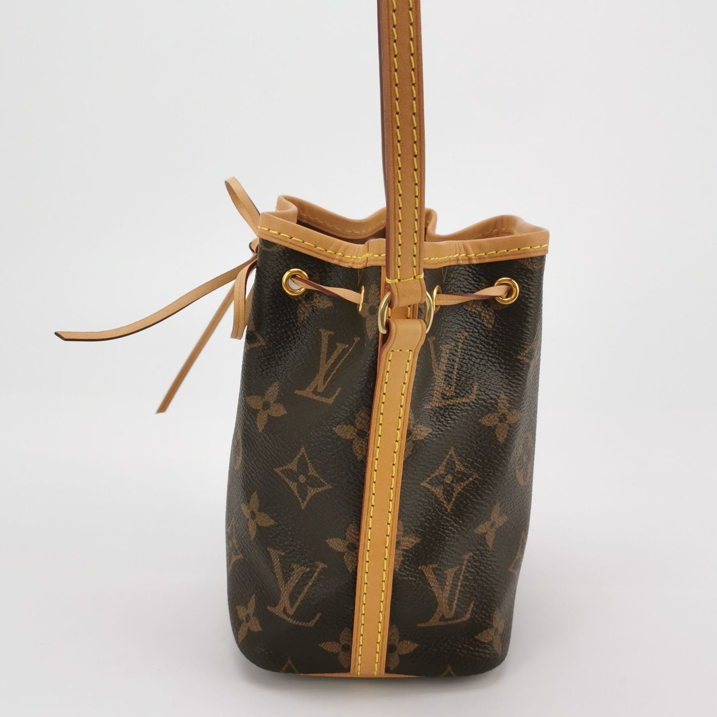 Preloved GLM-NOE Nano Monogram Drawstring Crossbody Bag 250421781158379