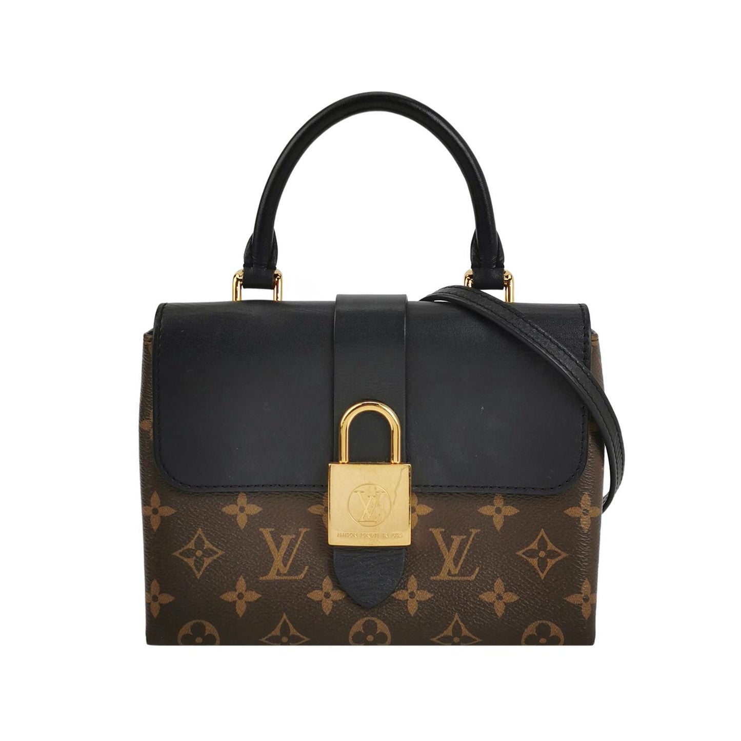 Preloved GLM-LockyBB Monogram Lock Shoulder Bag with Chip 250421781158785