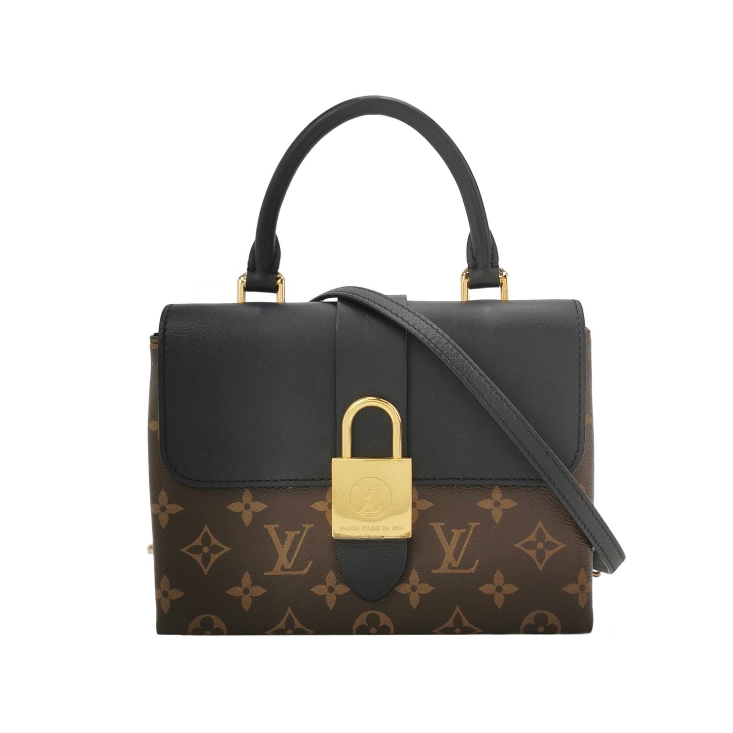 Preloved GLM-Locky BB Monogram Lock Crossbody Bag with Chip 250417781152236
