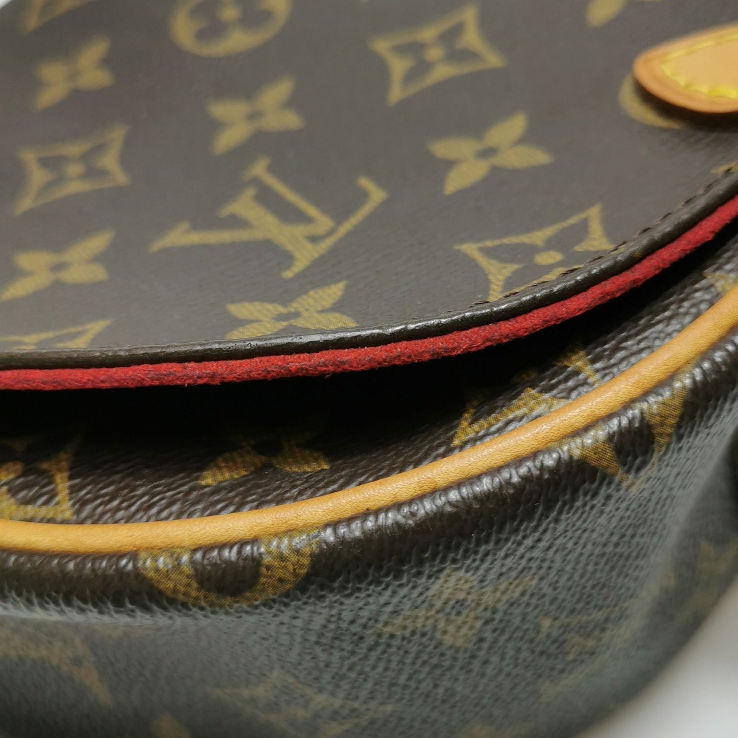 Preloved GLM-Tambourin Monogram Canvas Flap Crossbody Bag 250418781154762