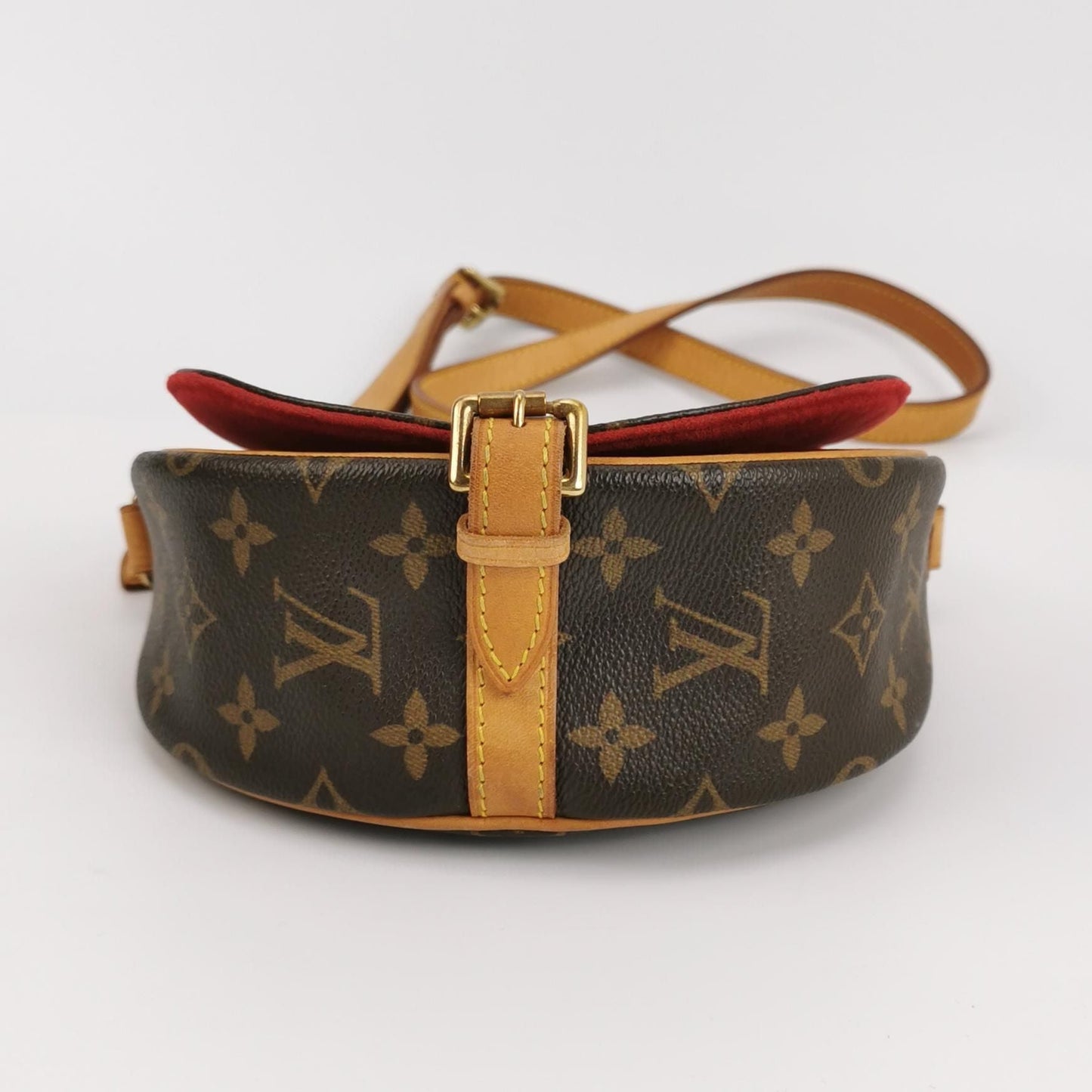 Preloved GLM-Tambourin Monogram Canvas Flap Crossbody Bag 250418781154762