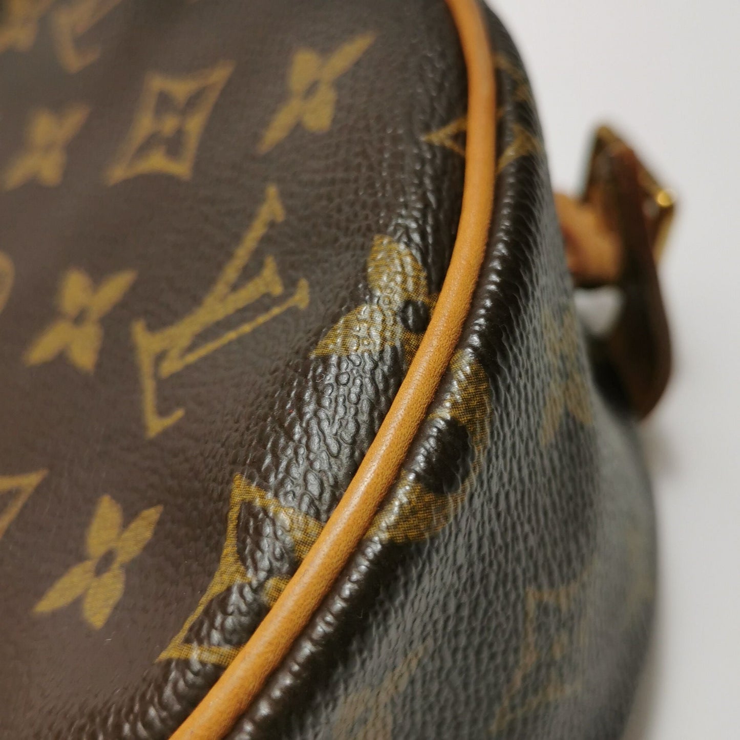 Preloved GLM-Tambourin Monogram Canvas Flap Crossbody Bag 250418781154762