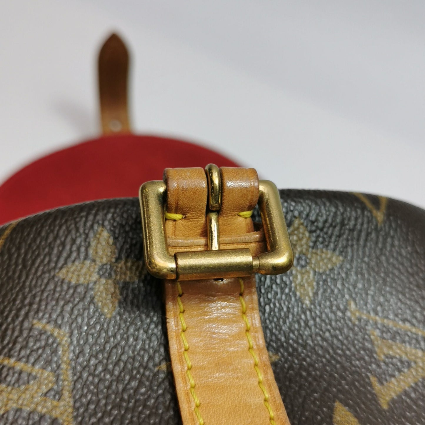 Preloved GLM-Tambourin Monogram Canvas Flap Crossbody Bag 250418781154762