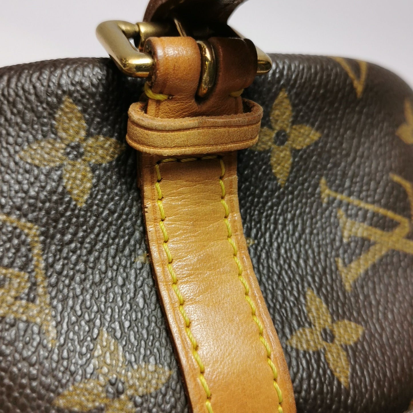 Preloved GLM-Tambourin Monogram Canvas Flap Crossbody Bag 250418781154762