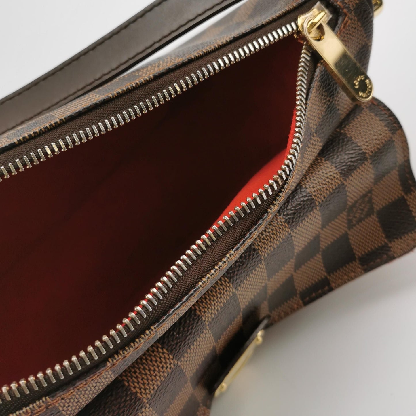 Preloved GLM-Ravello Checkerboard Push Lock Hobo Crossbody Bag 047852000604