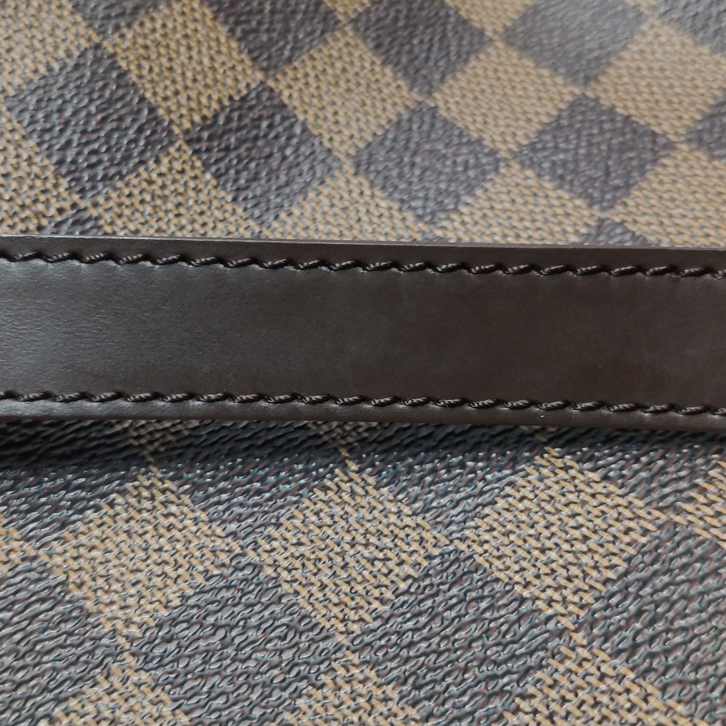Preloved GLM-Ravello Checkerboard Push Lock Hobo Crossbody Bag 047852000604