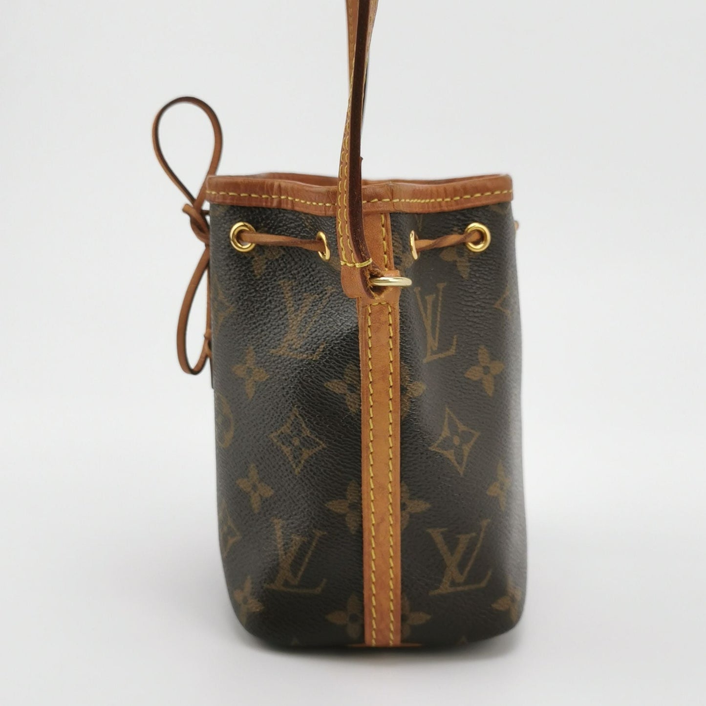 Preloved GLM-NOE Nano Monogram Drawstring Crossbody Bag 250411781143599
