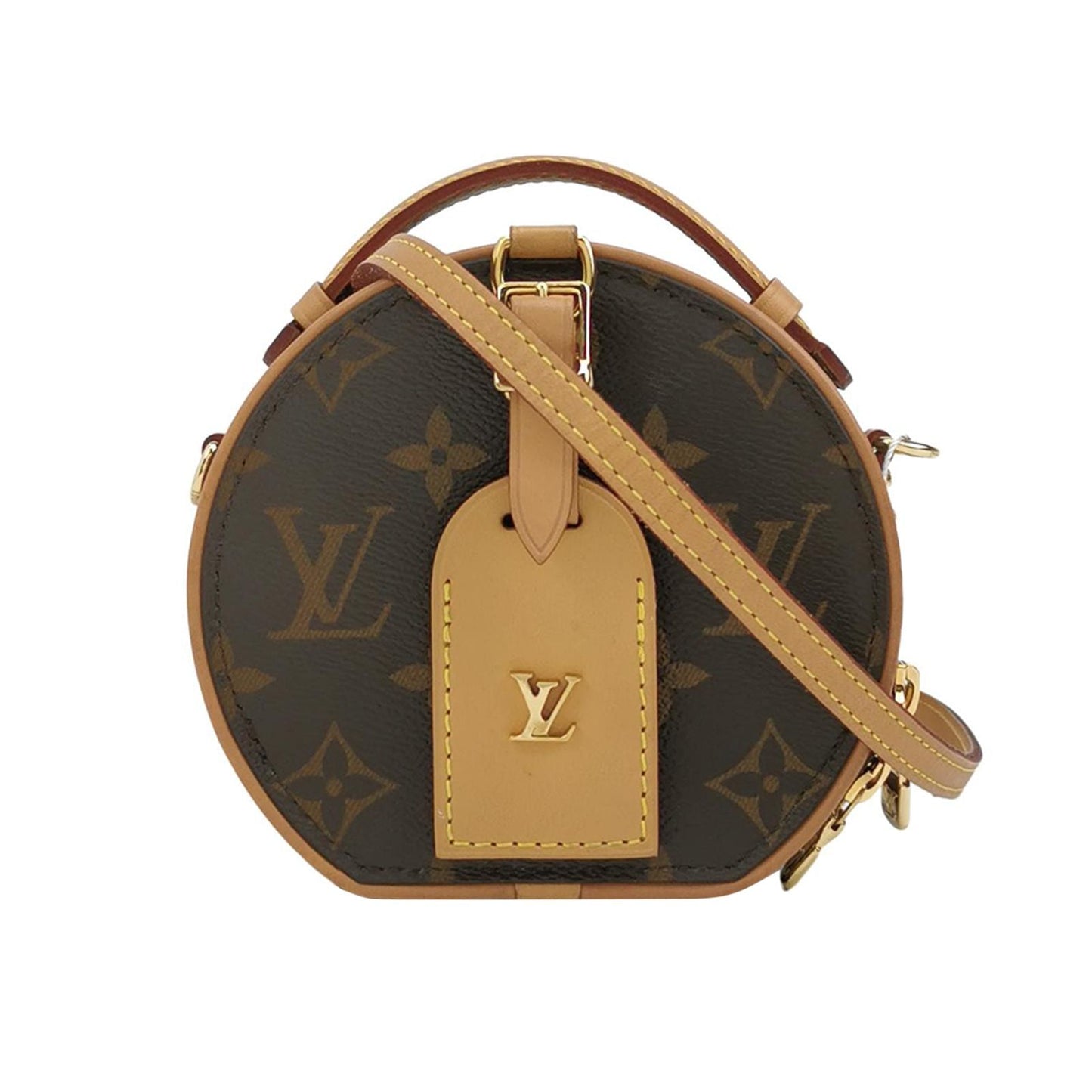 Preloved GLM-Boite Chapeau Mini Monogram Crossbody Bag with Chip 250412781144733