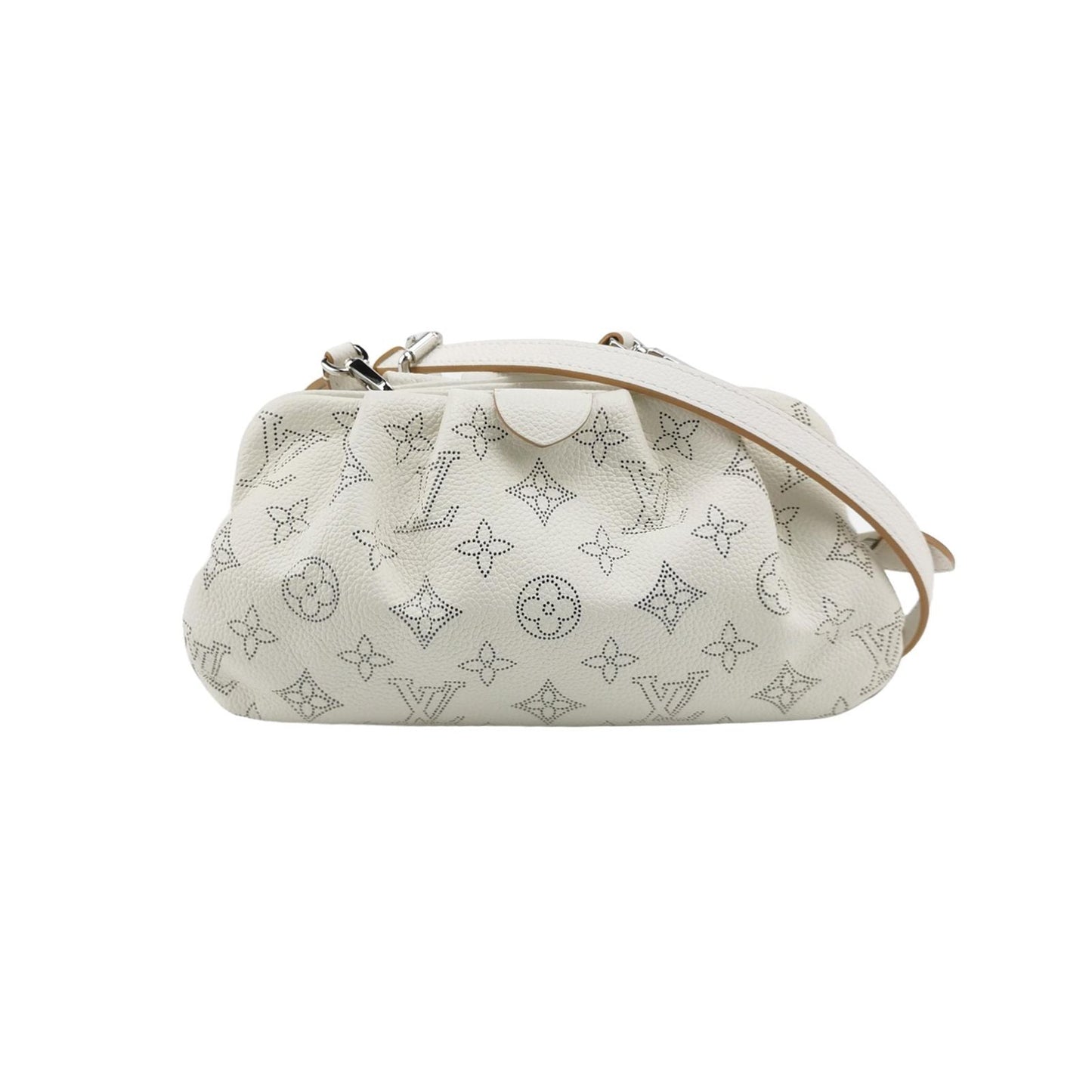 Preloved GLM-Scala Mini Leather Monogram Cloud Crossbody Bag 250410781142069