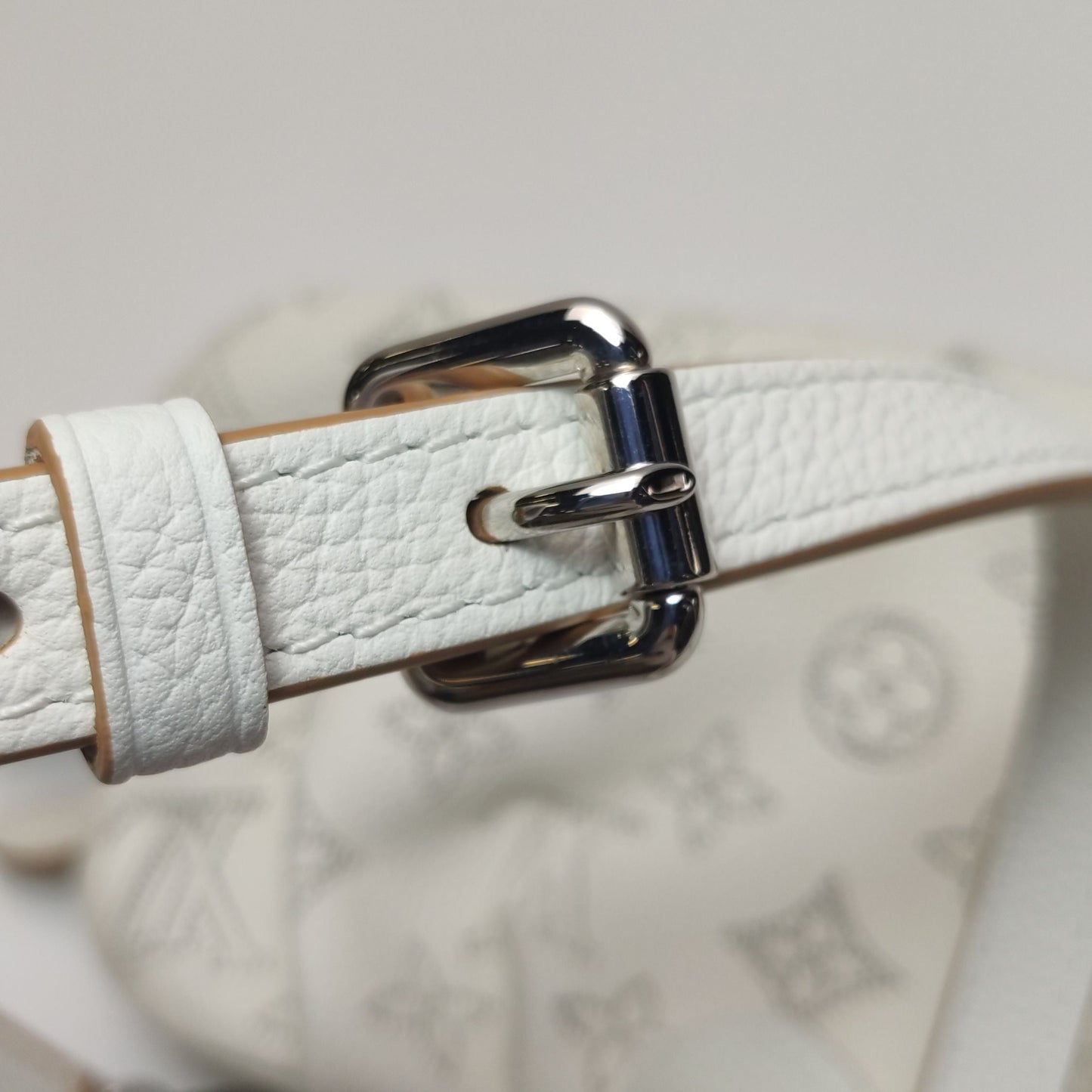 Preloved GLM-Scala Mini Leather Monogram Cloud Crossbody Bag 250410781142069