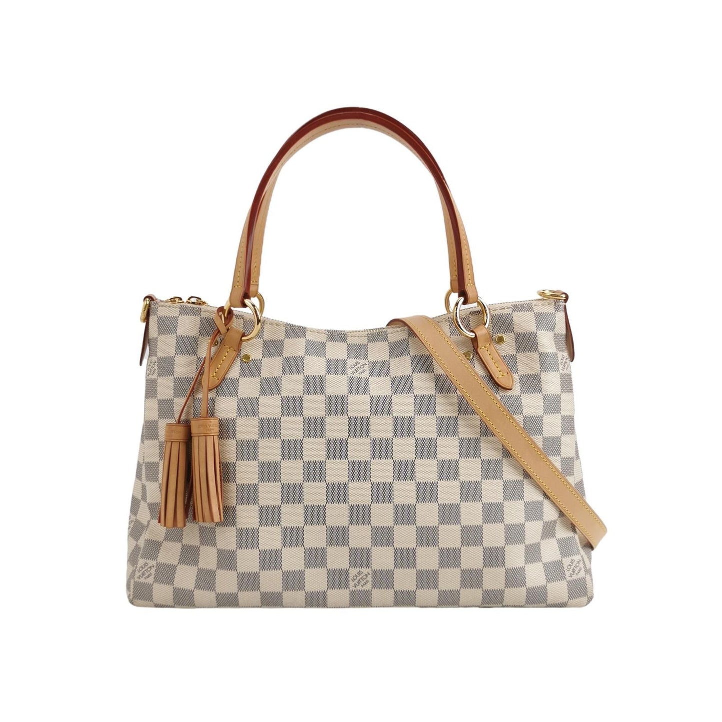 Preloved GLM-Lymington Checkered Tote Crossbody Bag with Chip 250410781142862