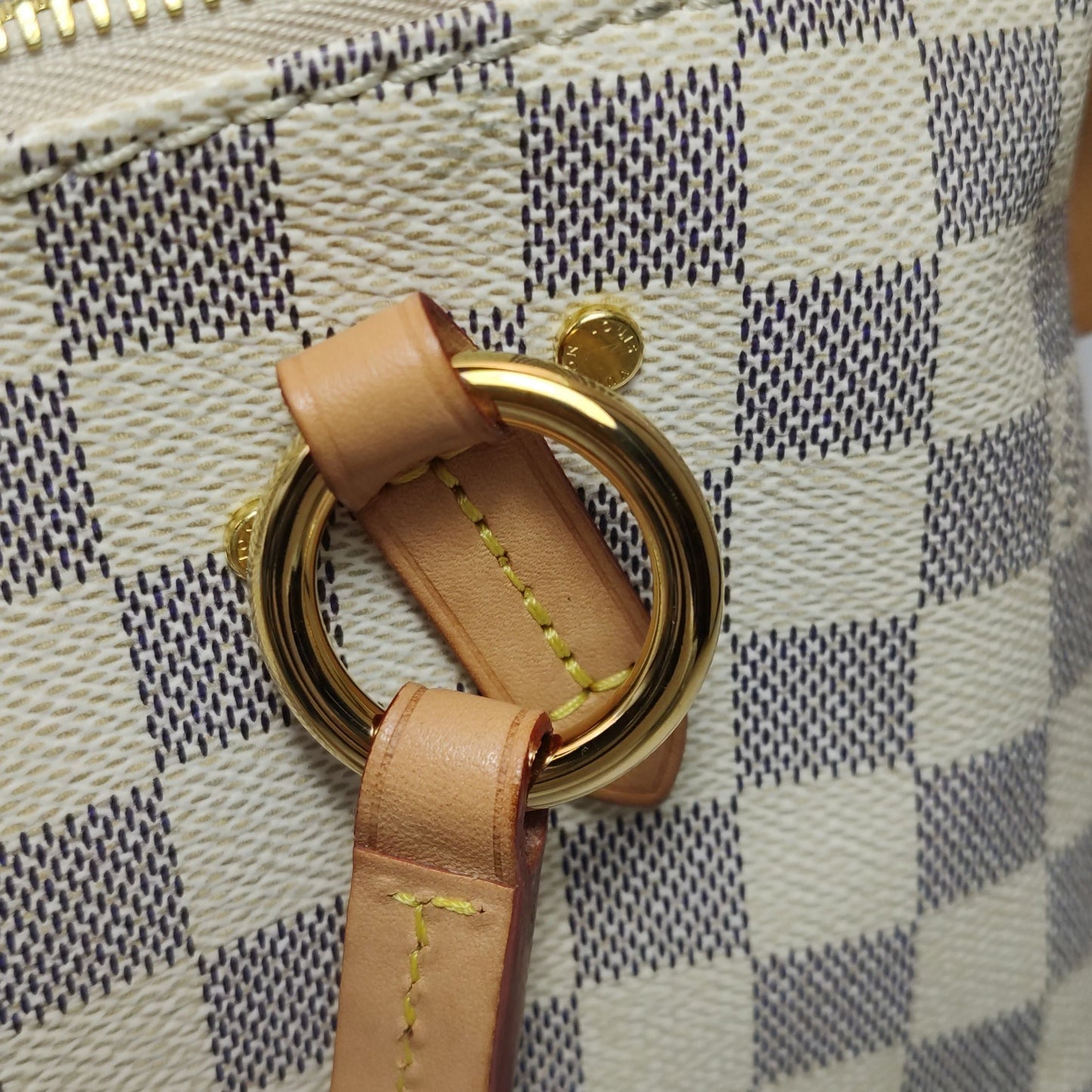 Preloved GLM-Lymington Checkered Tote Crossbody Bag with Chip 250410781142862