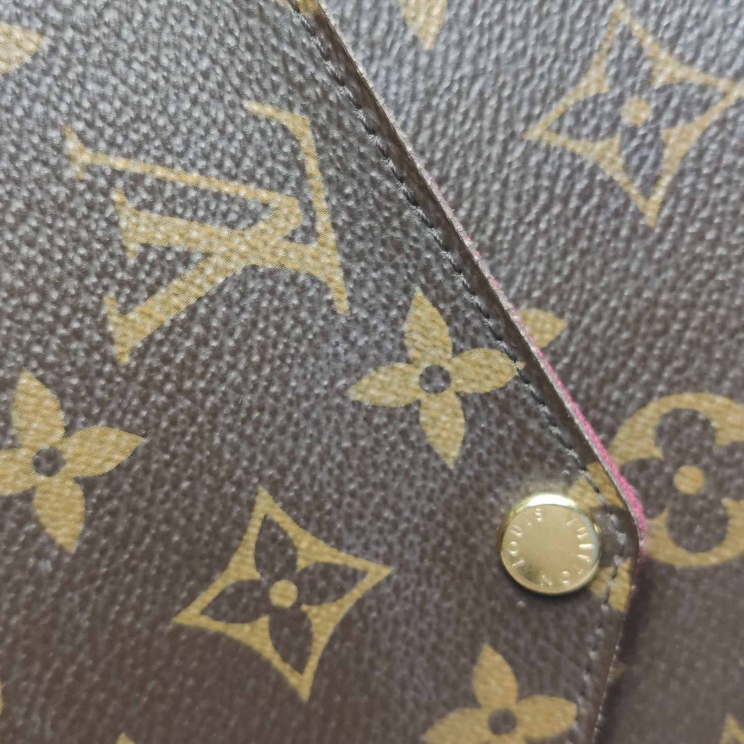 Preloved GLM-Pochette FÃƒÂ©licie Trio Small Monogram Print Snap Crossbody Bag 047851001299