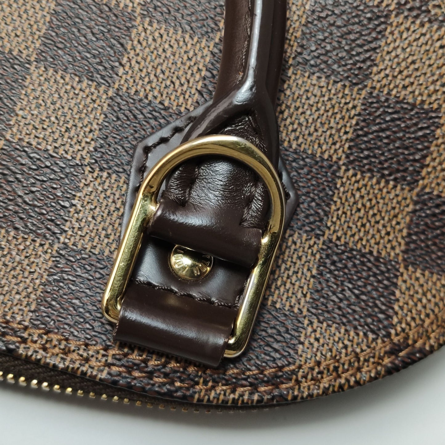 Preloved GLM-Alma BB Damier Ebene Crossbody Bag 250408781140246