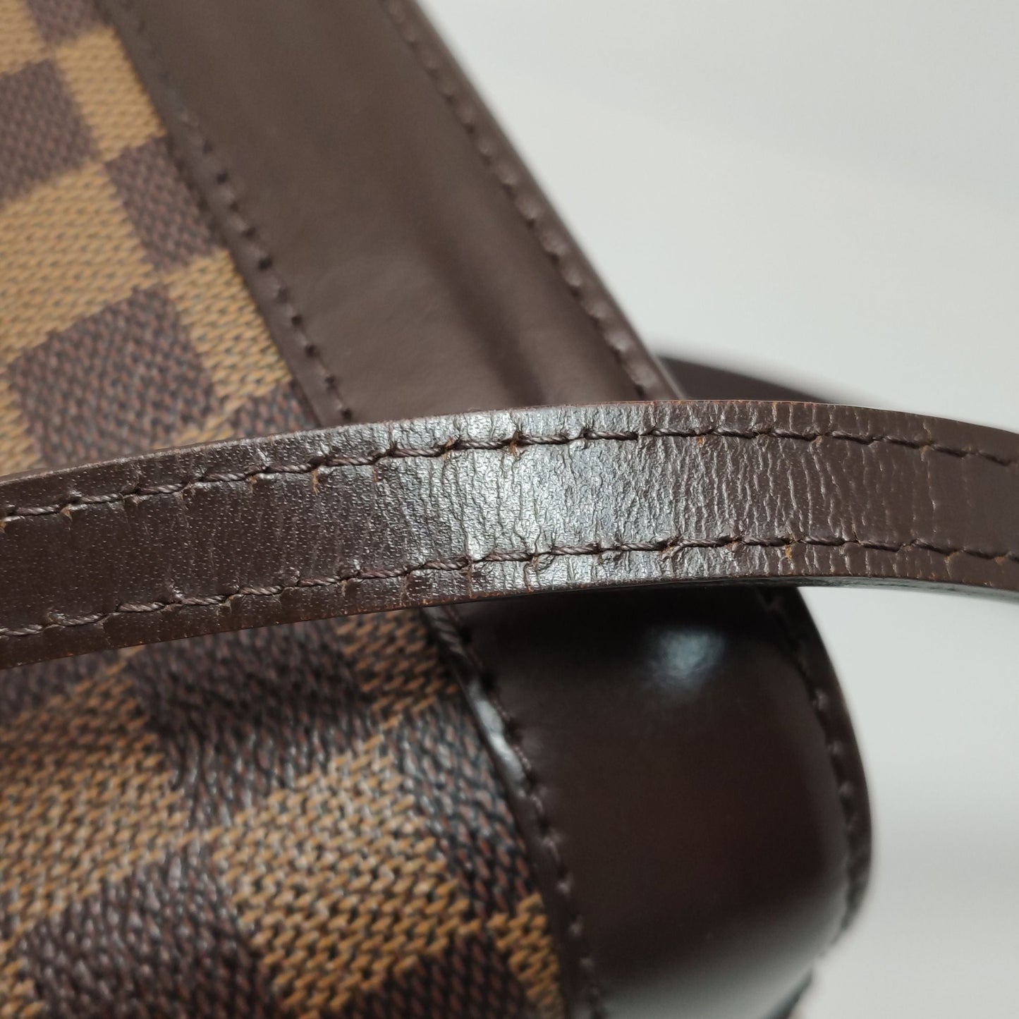 Preloved GLM-Alma BB Damier Ebene Crossbody Bag 250408781140246