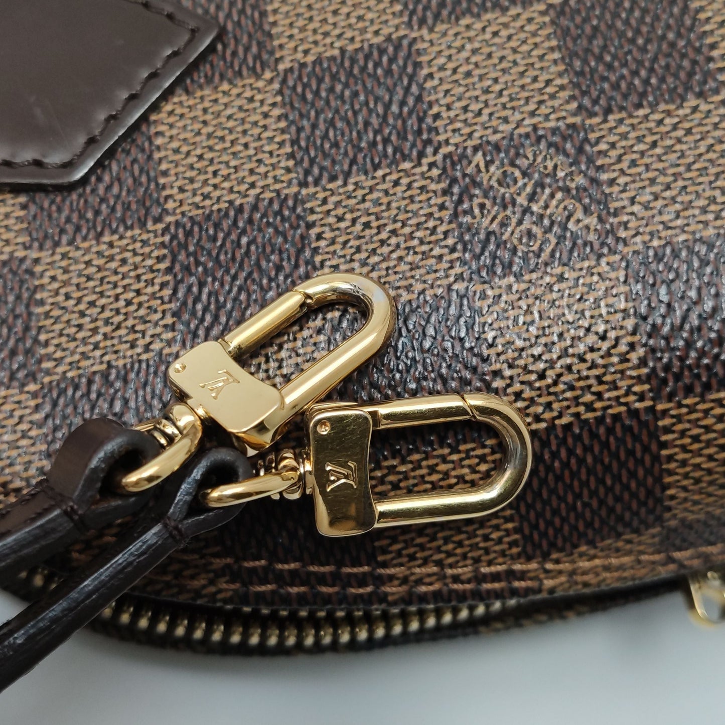 Preloved GLM-Alma BB Damier Ebene Crossbody Bag 250408781140246