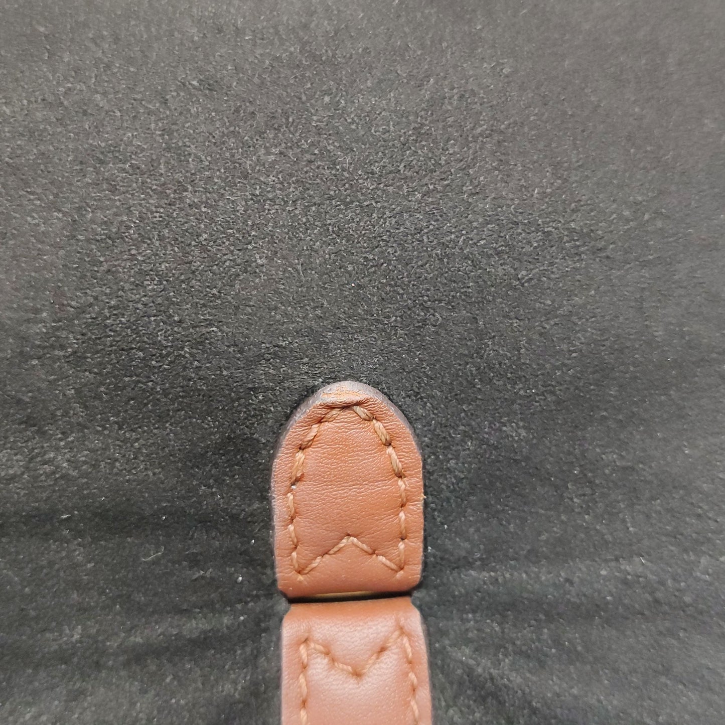 Preloved GLM-Beaumarchais Checkered Buckle Crossbody Bag 250405781135312