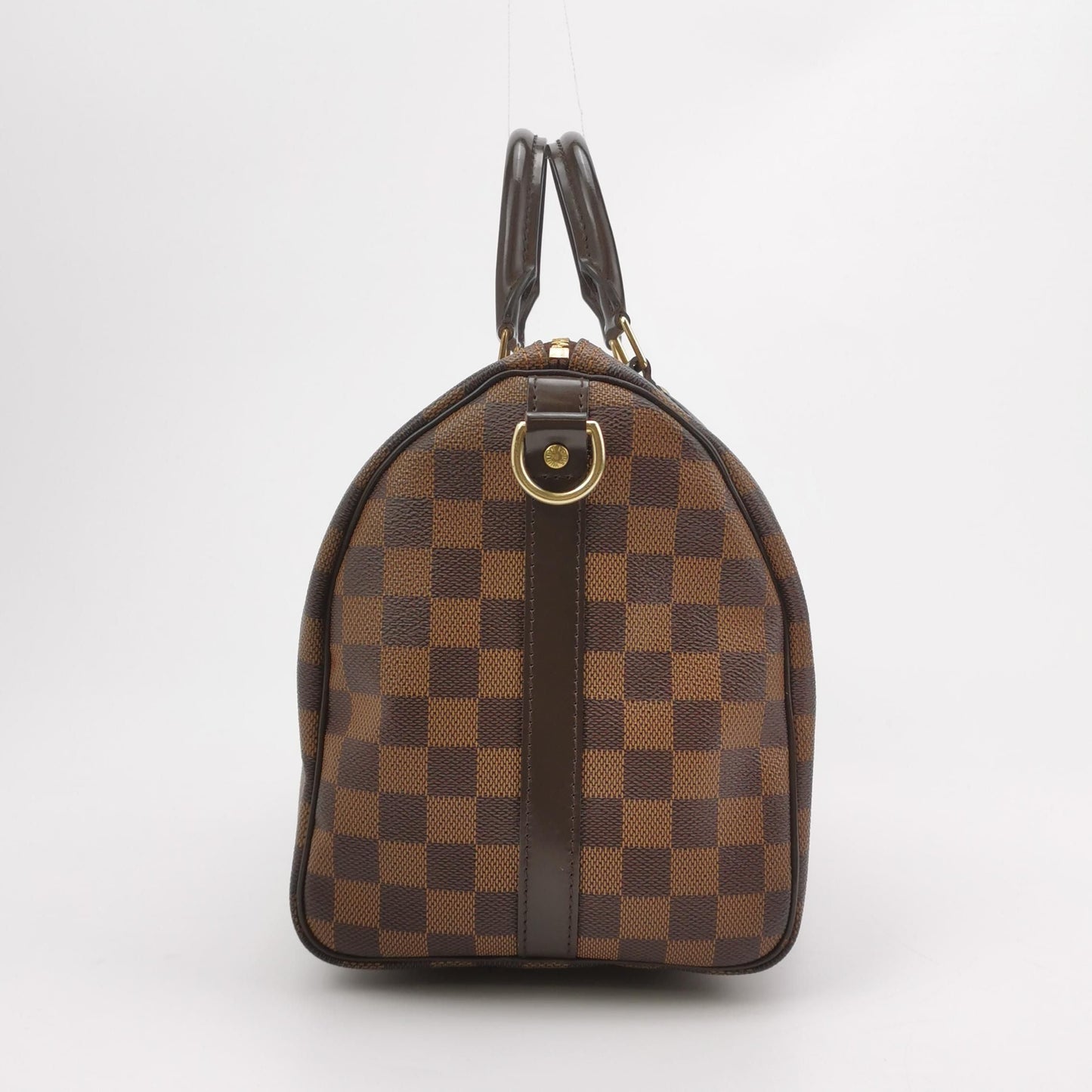 Preloved GLM-Speedy 30 Damier Ebene Boston Crossbody Bag 250331781128588