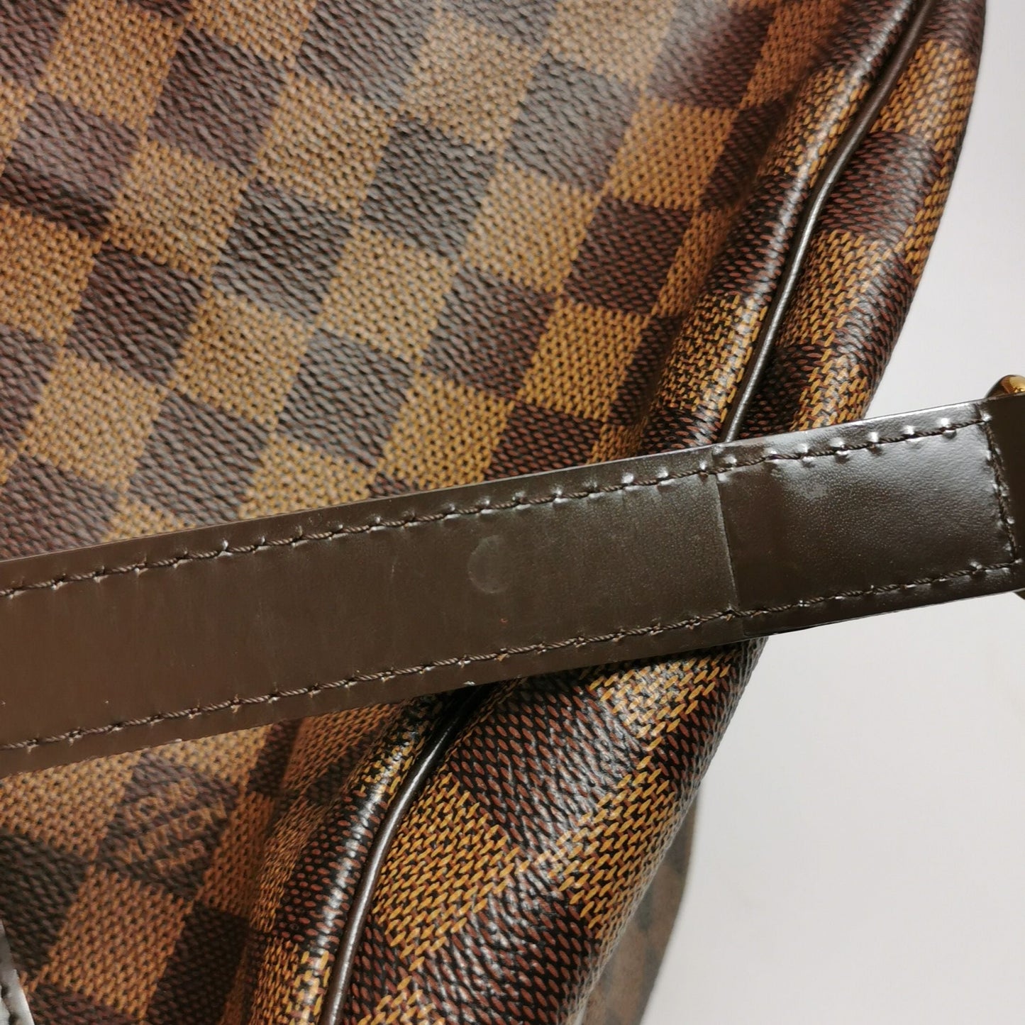 Preloved GLM-Speedy 30 Damier Ebene Boston Crossbody Bag 250331781128588