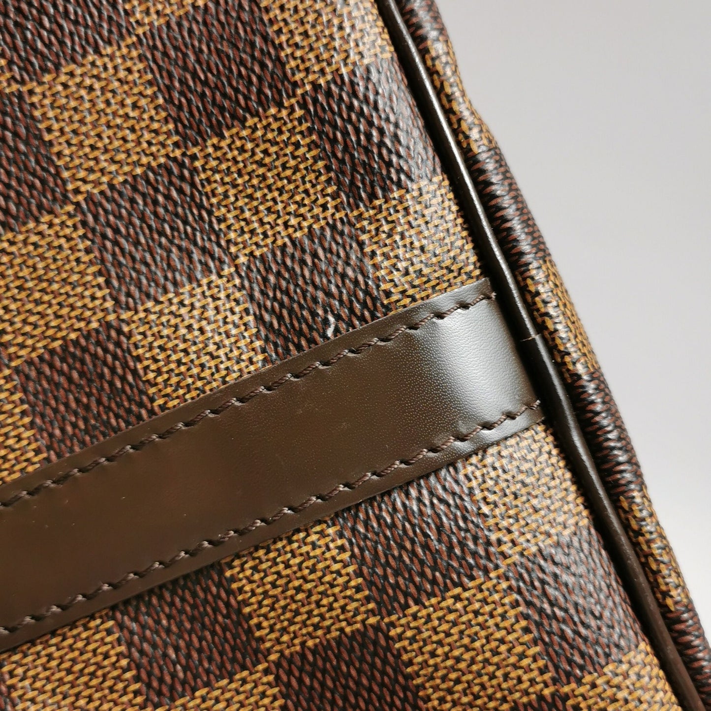 Preloved GLM-Speedy 30 Damier Ebene Boston Crossbody Bag 250331781128588