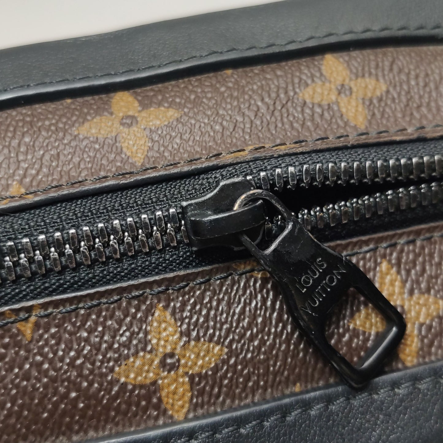 Preloved GLM-Soft Trunk Monogram Print Studded Crossbody Bag 250405781135316