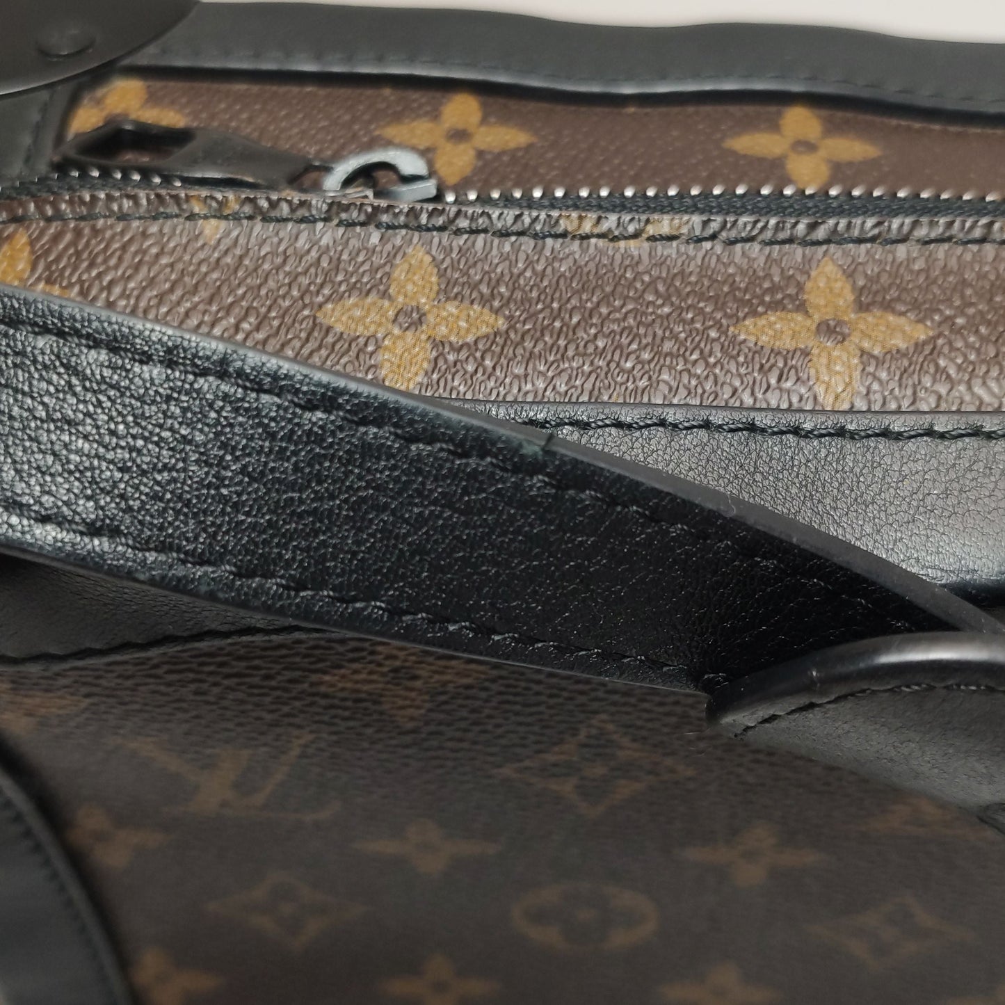 Preloved GLM-Soft Trunk Monogram Print Studded Crossbody Bag 250405781135316
