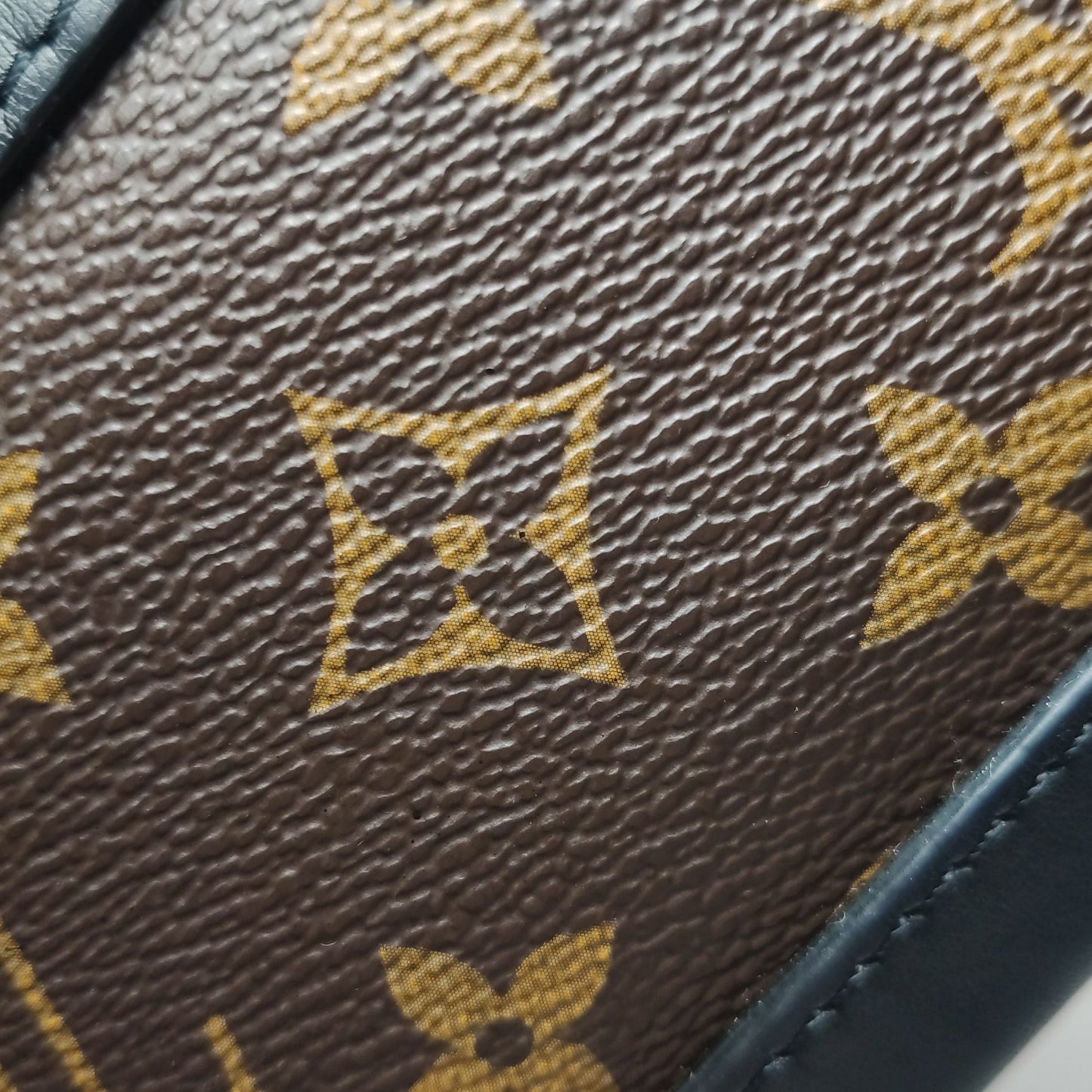Preloved GLM-Soft Trunk Monogram Print Studded Crossbody Bag 250405781135316