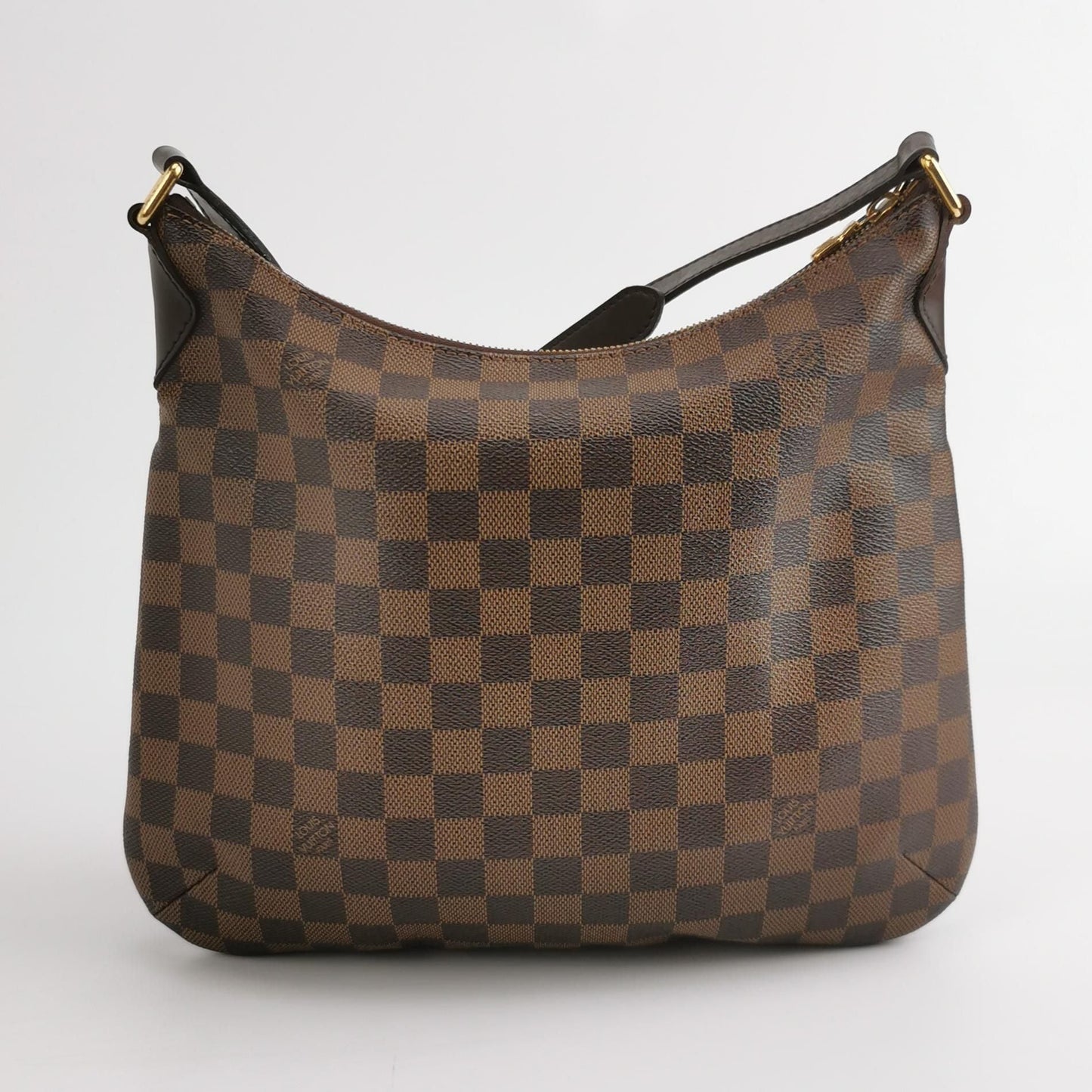 Preloved GLM-Bloomsbury Leather Checkered Pleated Crossbody Bag 250323781117522