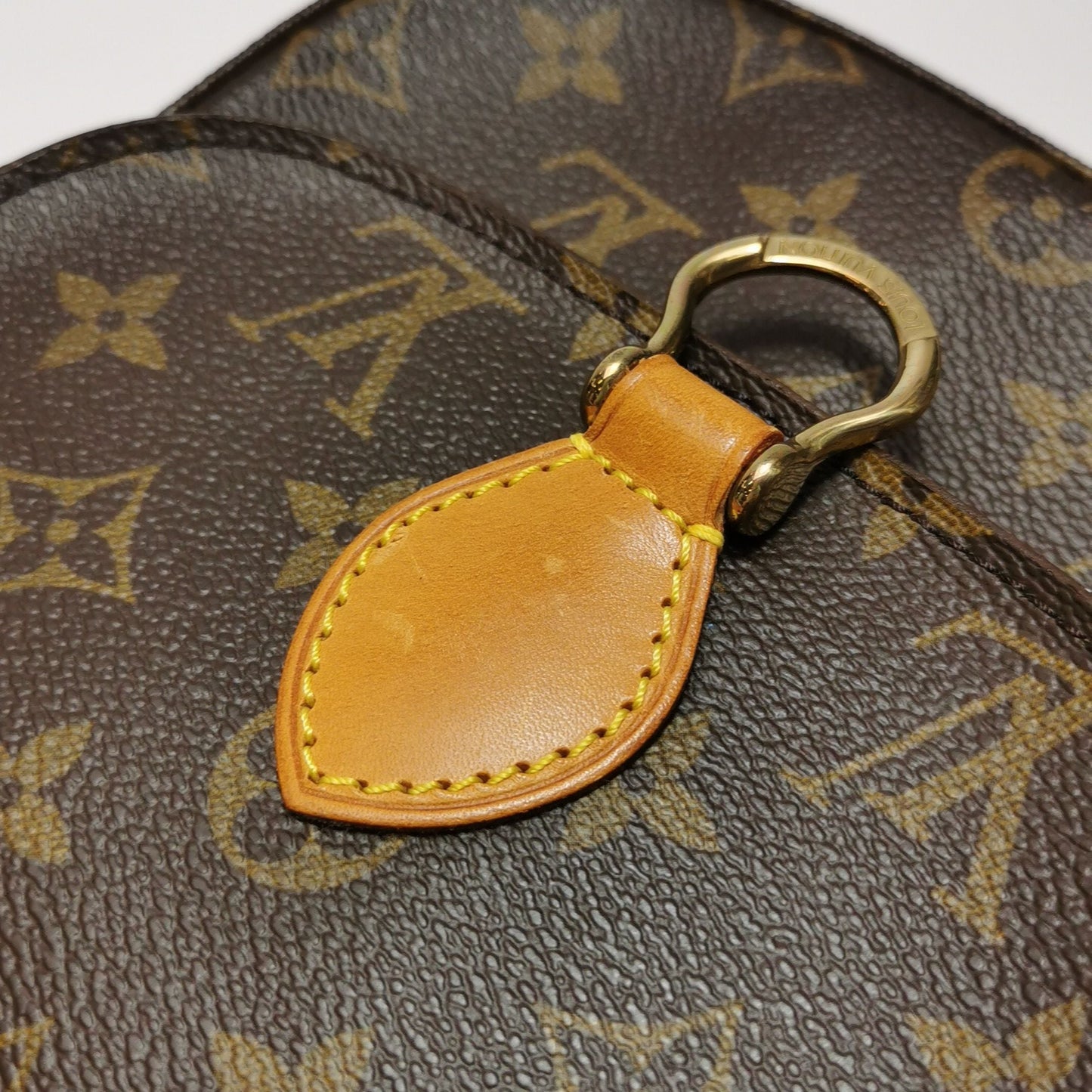 Preloved GLM-Saint Cloud Monogram Print Shield Buckle  Crossbody Bag 037851400091