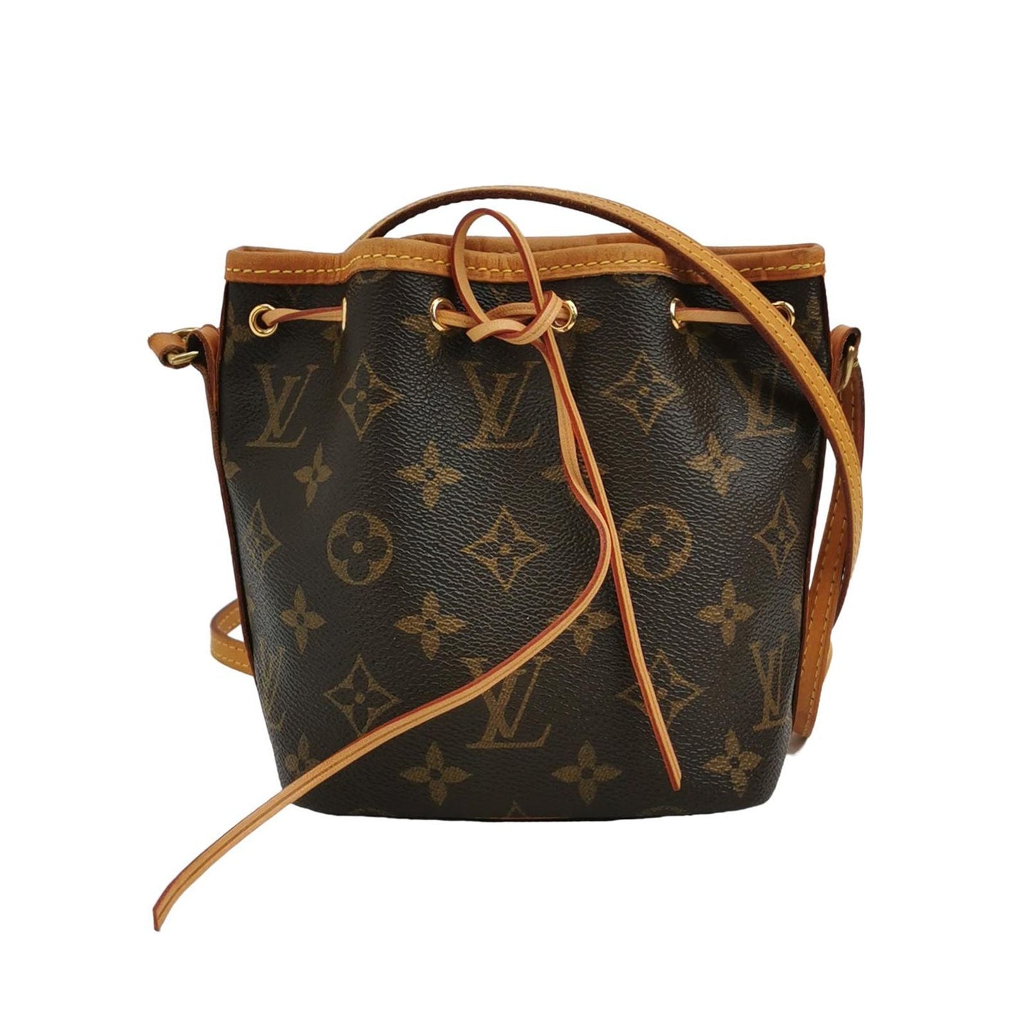 Preloved GLM-NOE Nano Monogram Drawstring Crossbody Bag 250314781104480