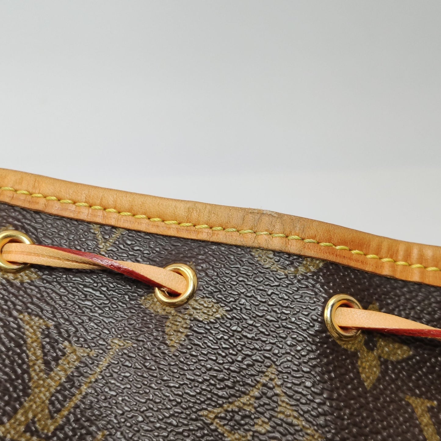 Preloved GLM-NOE Nano Monogram Drawstring Crossbody Bag 250314781104480