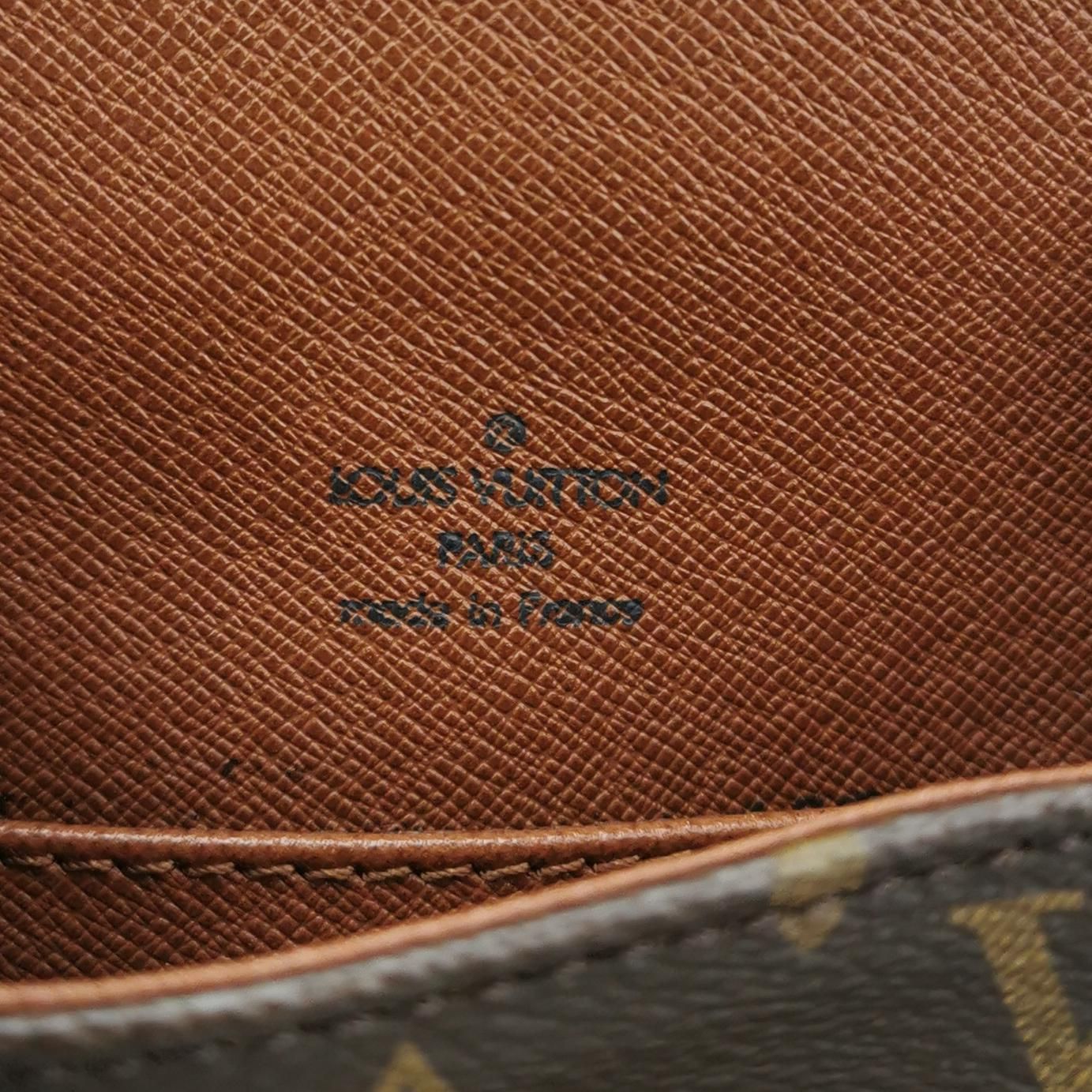 Preloved GLM-Saint Cloud Monogram Print Shield Buckle  Crossbody Bag 037851400091
