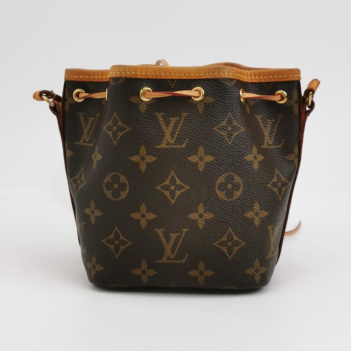 Preloved GLM-NOE Nano Monogram Drawstring Crossbody Bag 250314781104480