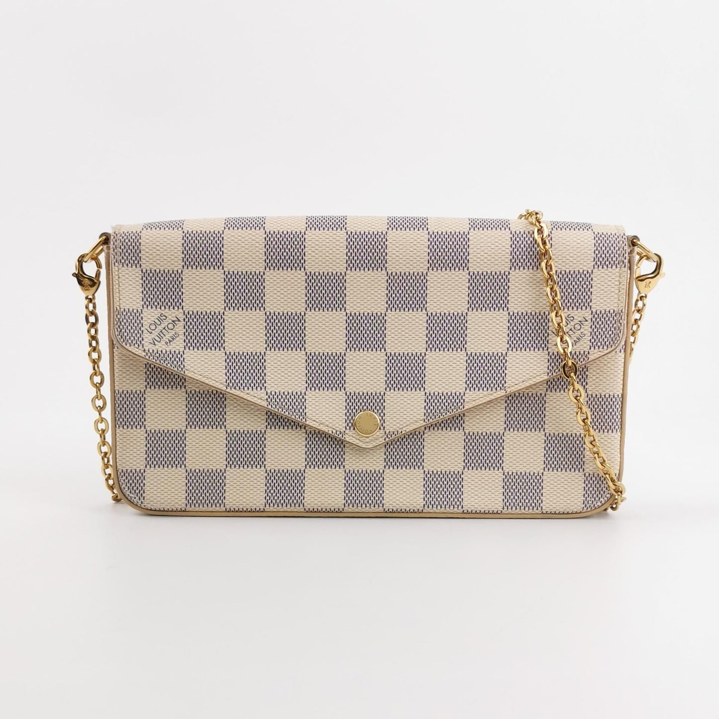 Preloved GLM-Pochette FÃƒÂ©licie Trio Small Checkered Snap Mother and Daughter Crossbody Bag 250305781092556