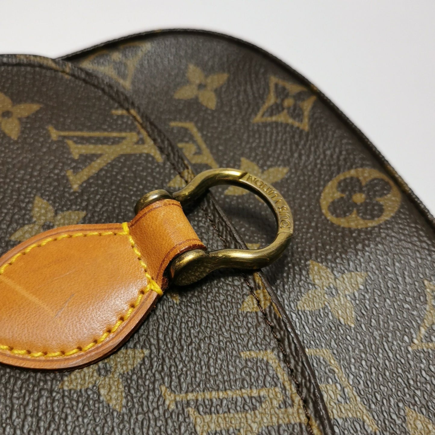 Preloved GLM-Saint Cloud Monogram Print Shield Buckle  Crossbody Bag 250223781076154
