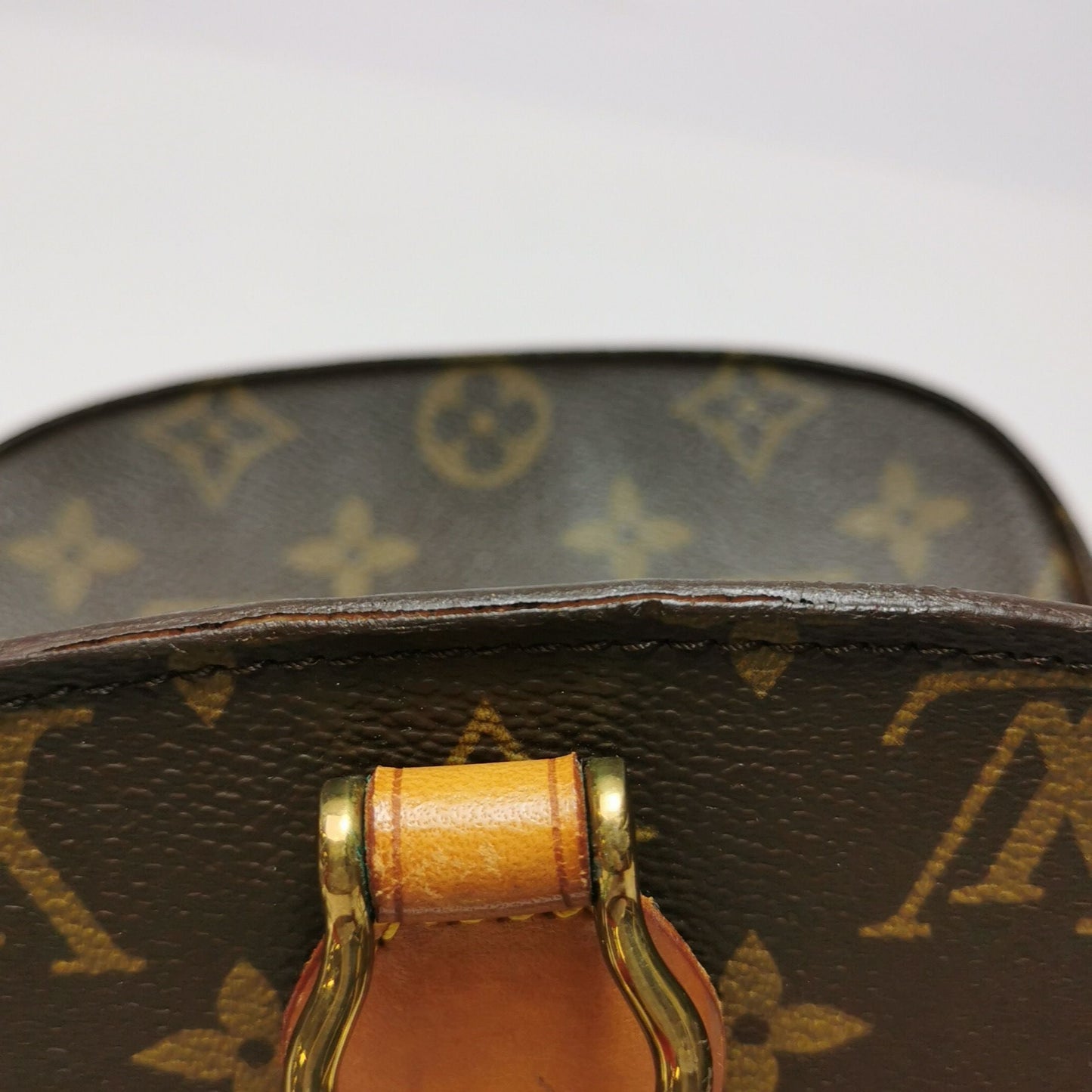 Preloved GLM-Saint Cloud Monogram Print Shield Buckle  Crossbody Bag 250223781076154