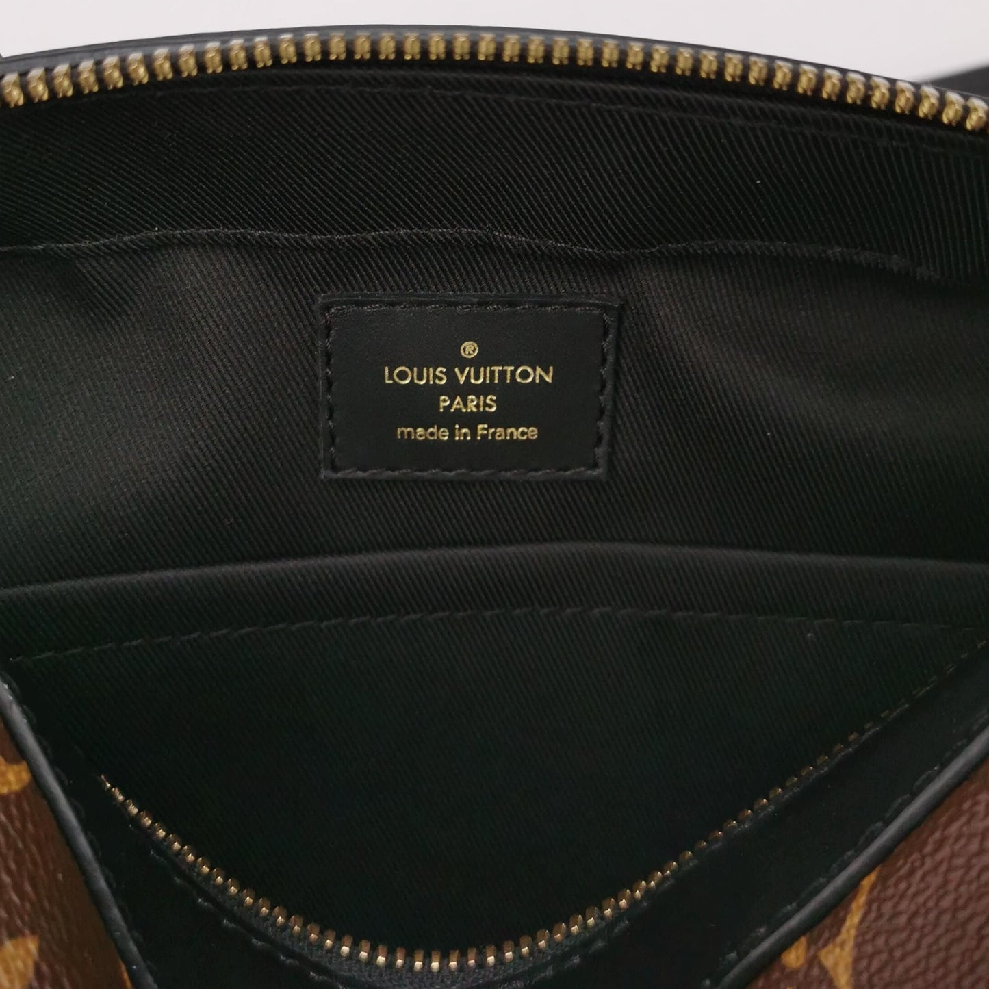 Preloved GLM-Saintonge Leather Monogram Print Fringe Crossbody Bag 250210781058042