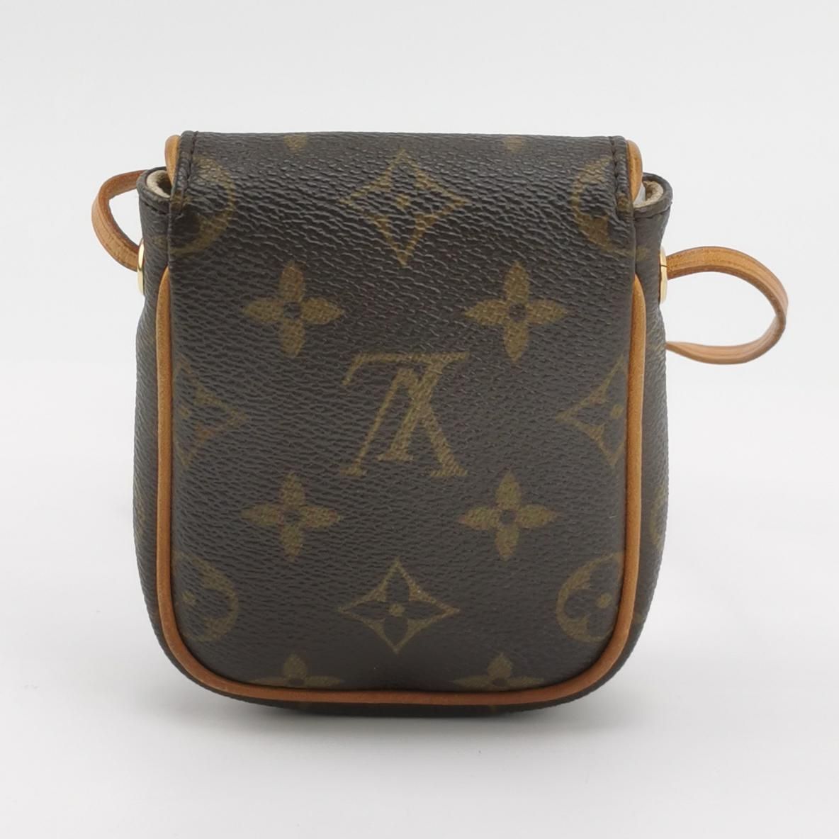 Preloved GLM-Pochette Cancun Monogram Print Snap Crossbody Bag 017851700188