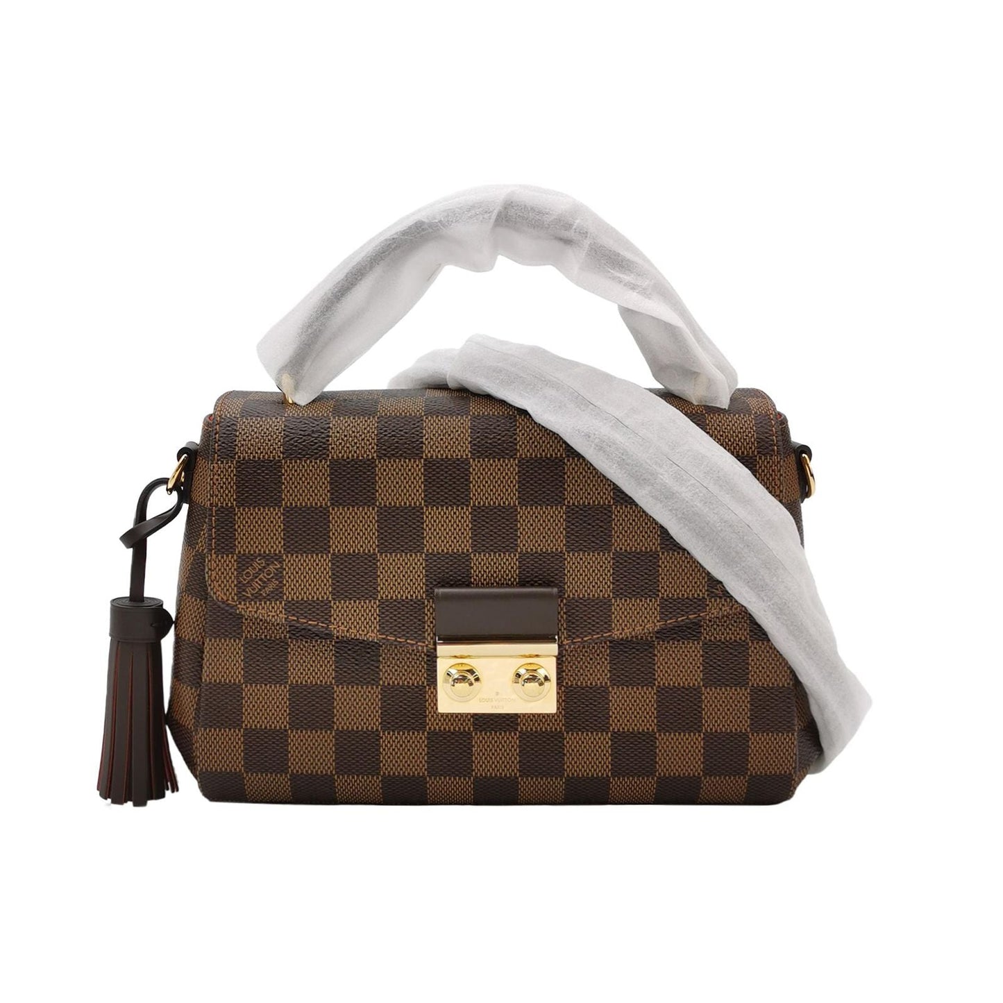 Preloved GLM-Croisette Medium Damier Ebene Canvas S-lock Crossbody Bag with Chip 250529781213407